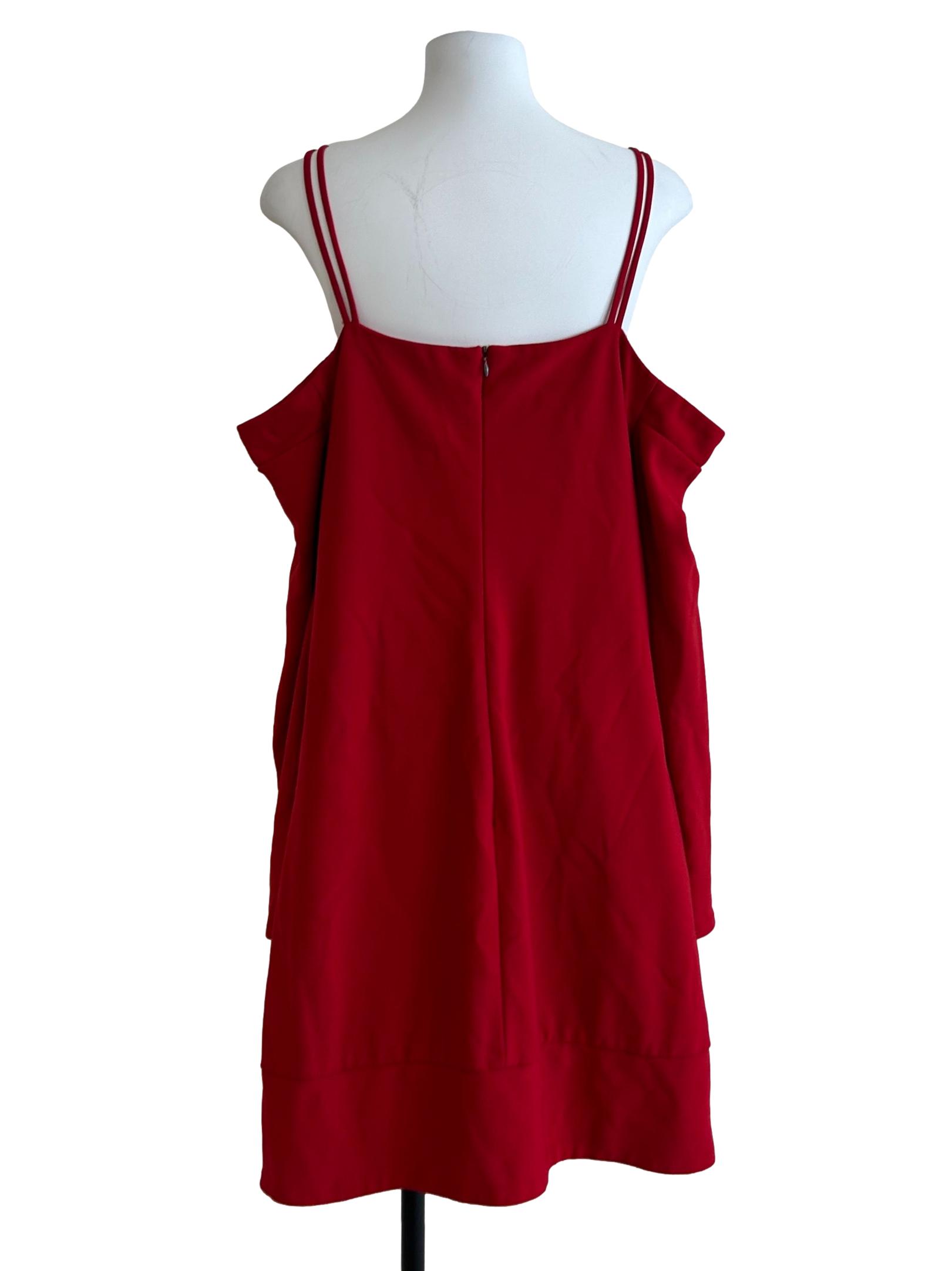 Scarlet Red Long Sleeve Dress