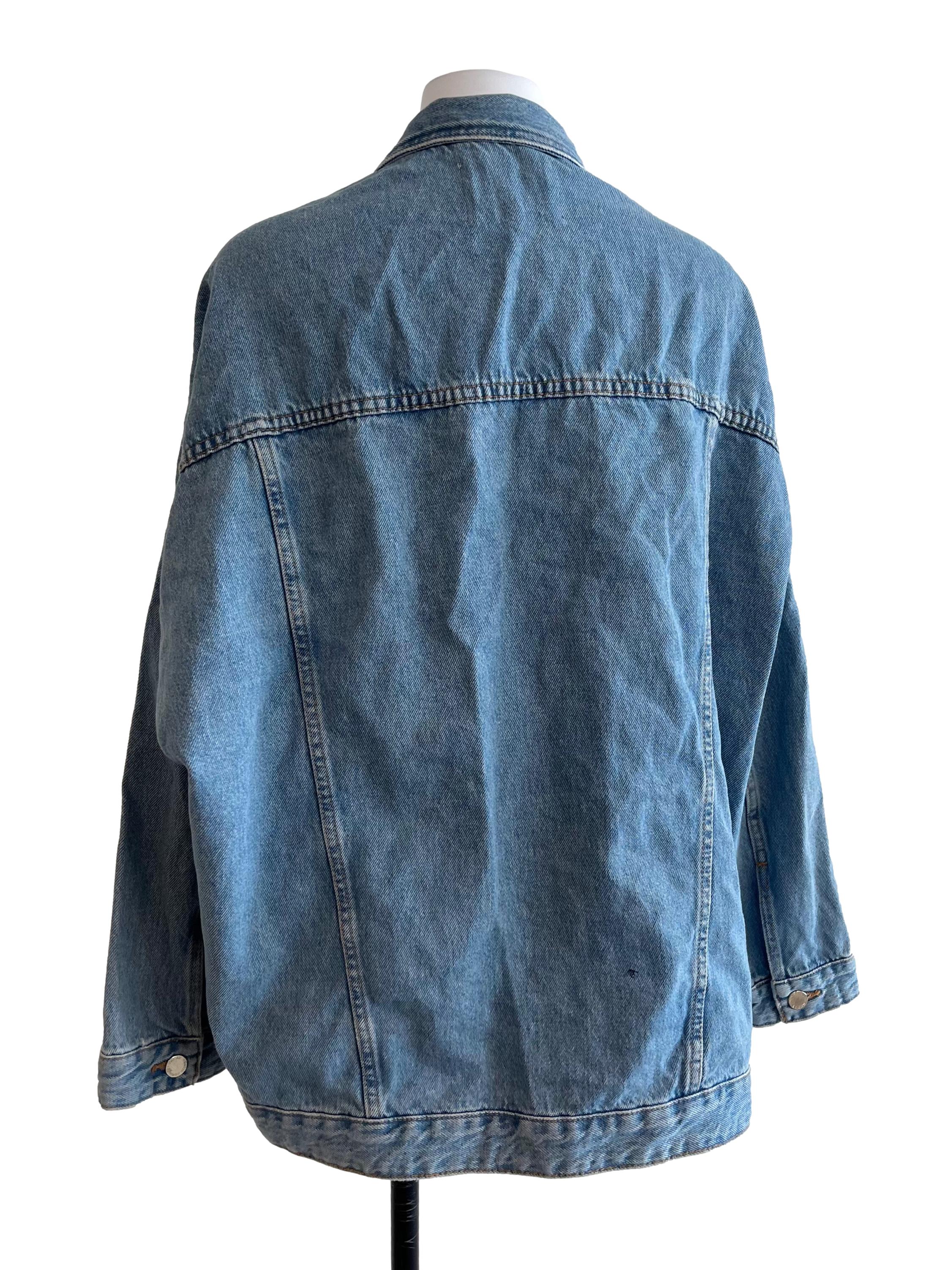 Light Blue Oversized Denim Jacket