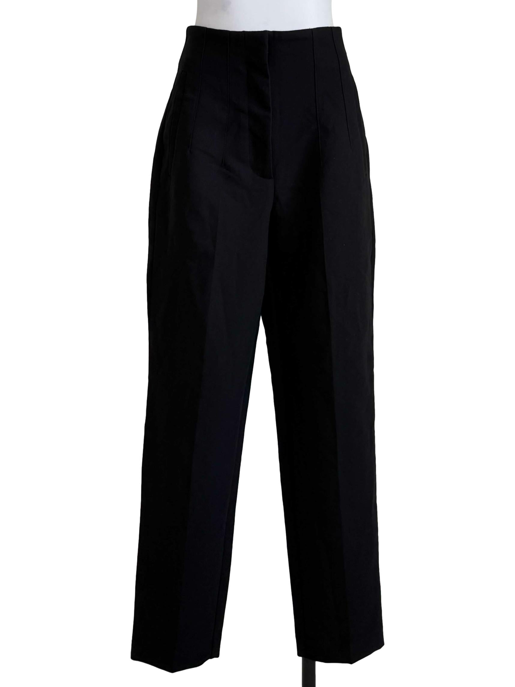 Black Straight Leg Pants