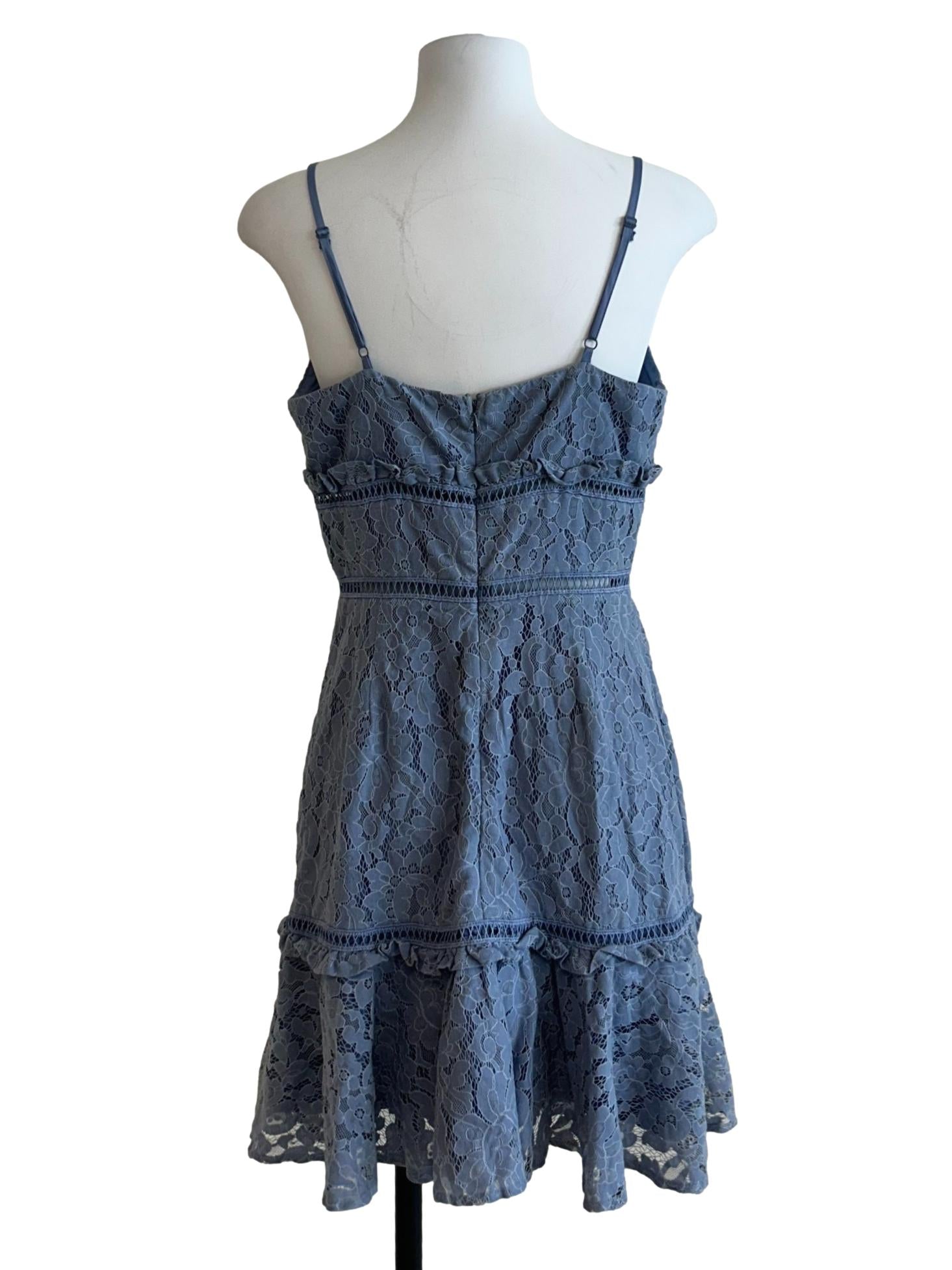 Sky Blue Lace Dress