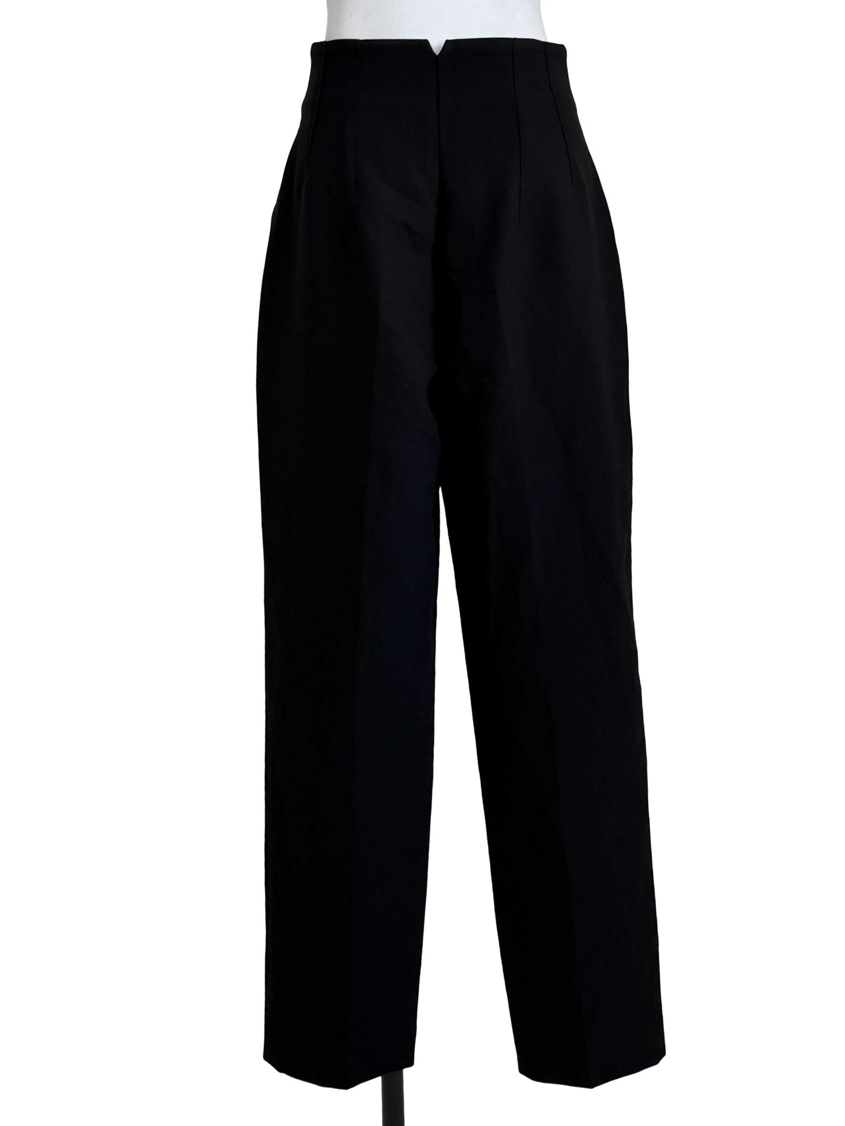 Black Straight Leg Pants
