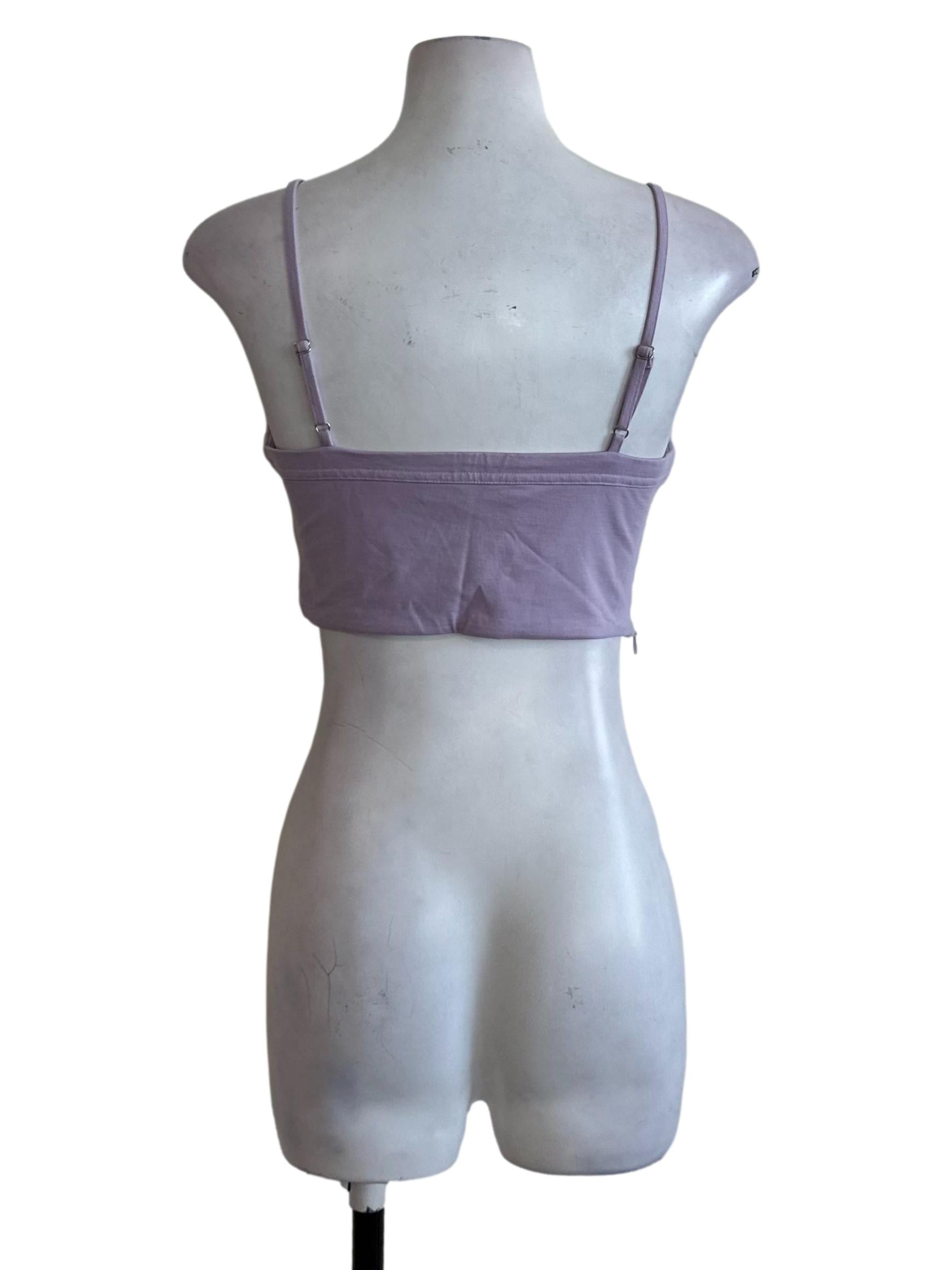 Lilac Purple Sweetheart Spaghetti Strap Top