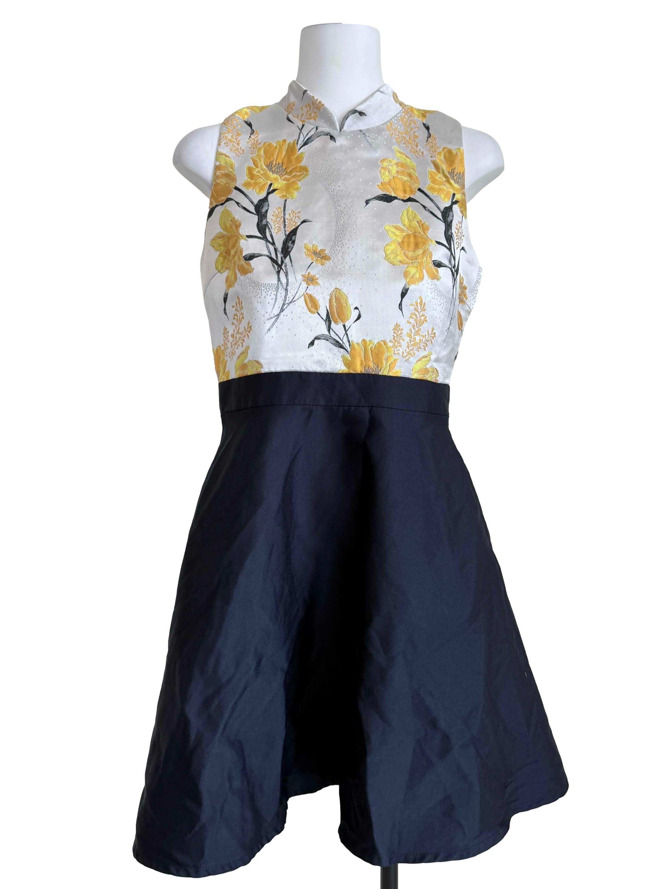Multicolor Flower Printed Dress