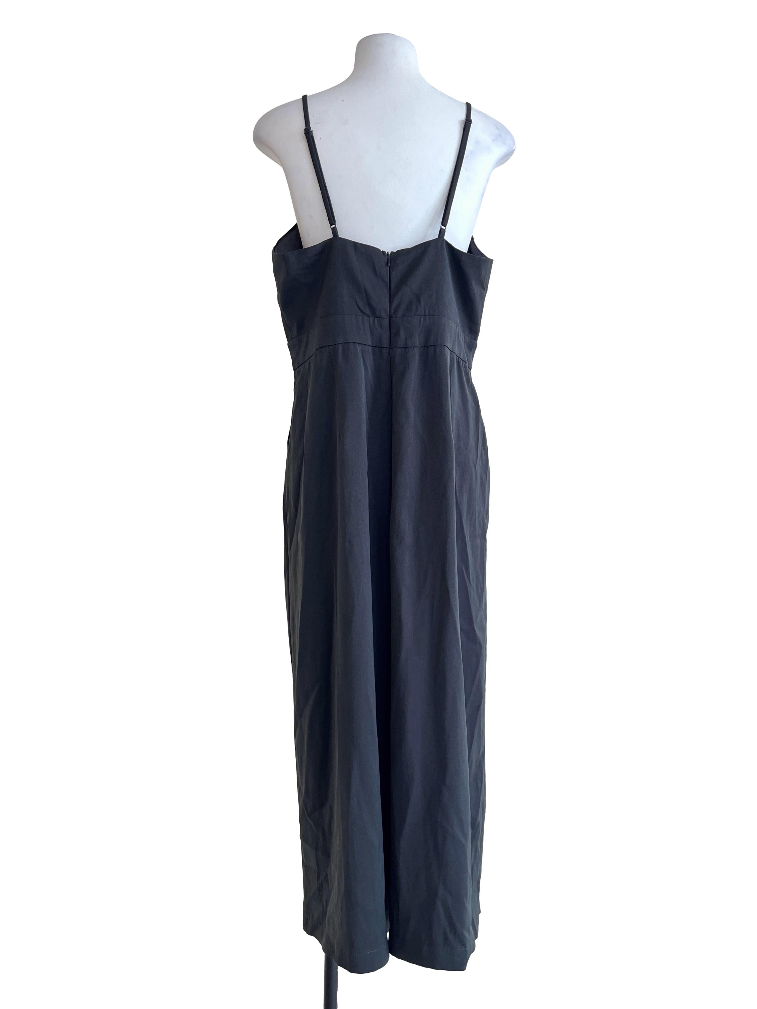 Grease Black Spaghetti Strap Sleeveless Jumpsuit