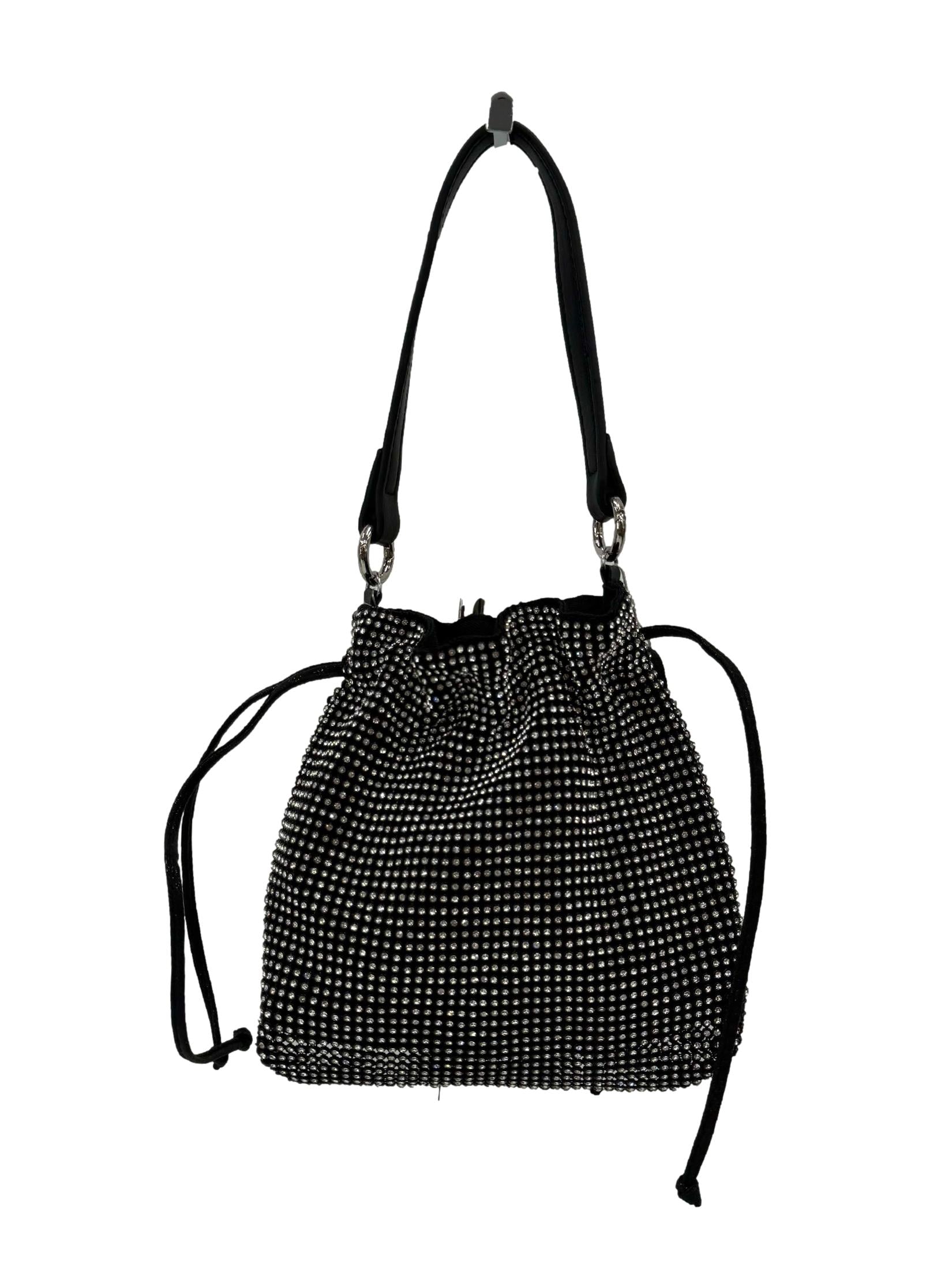 Black Rhinestone Detail Bag