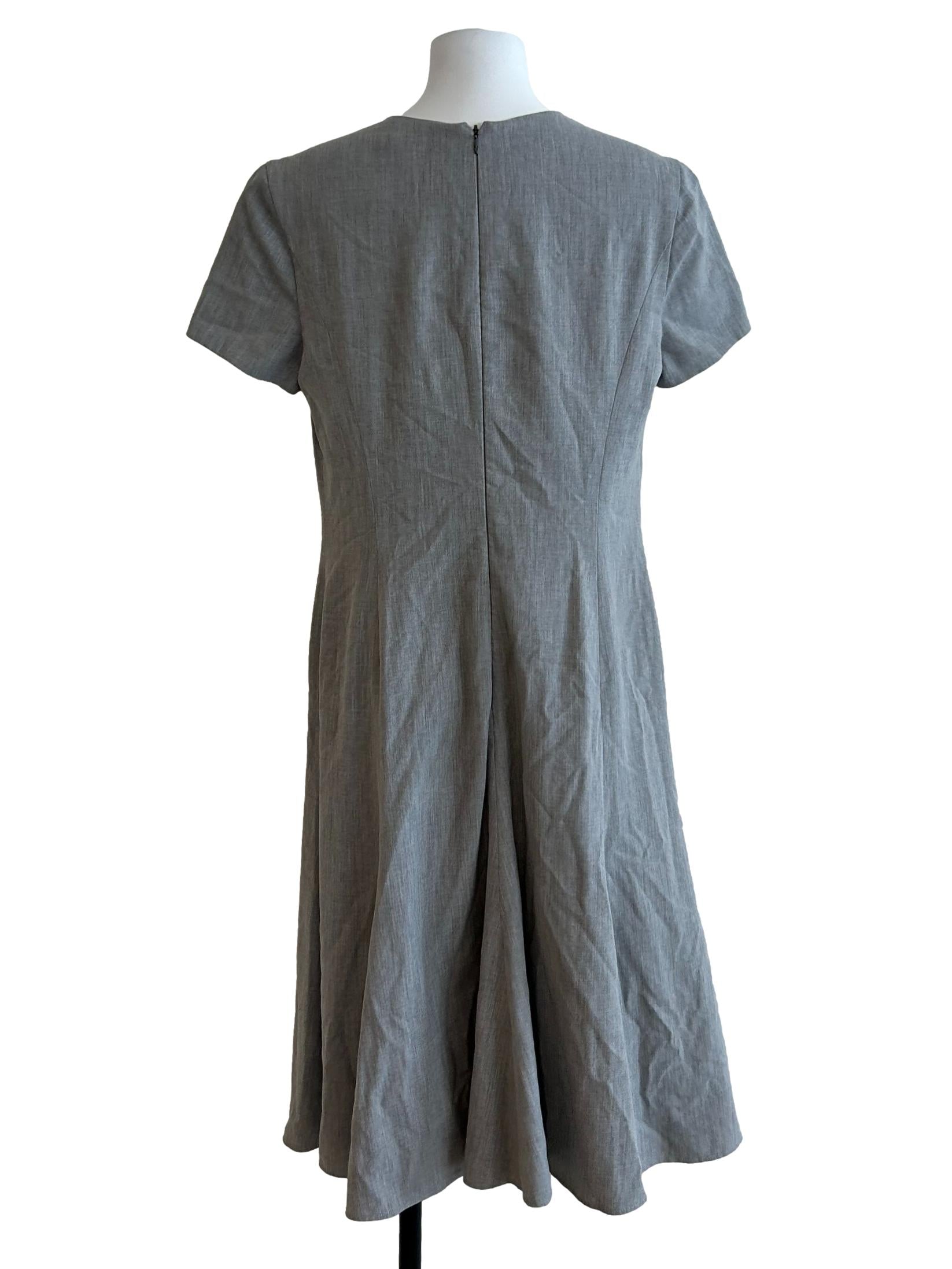 Light Grey Midi Dress