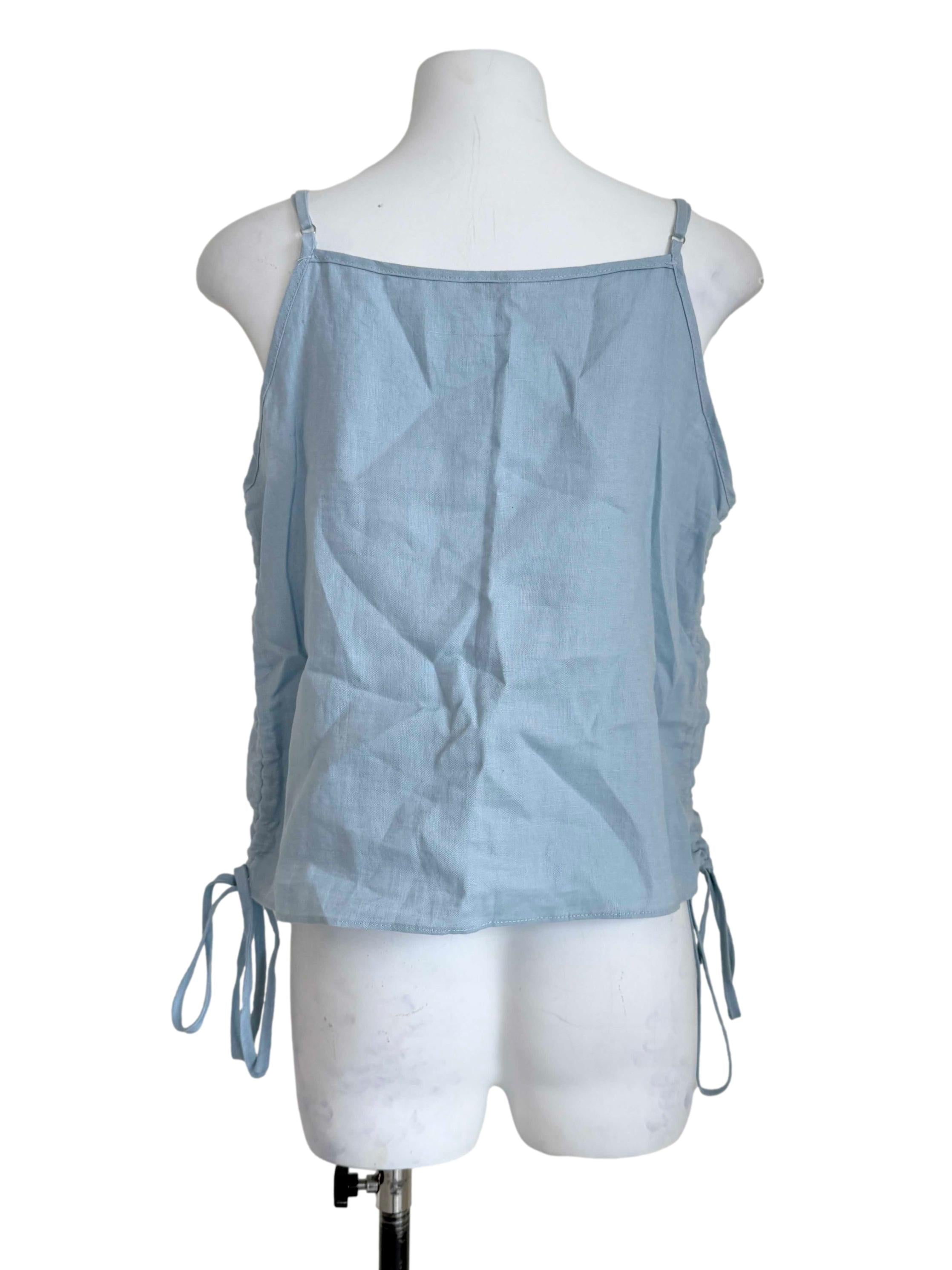 Sky Blue Spaghetti Strap Top TEM