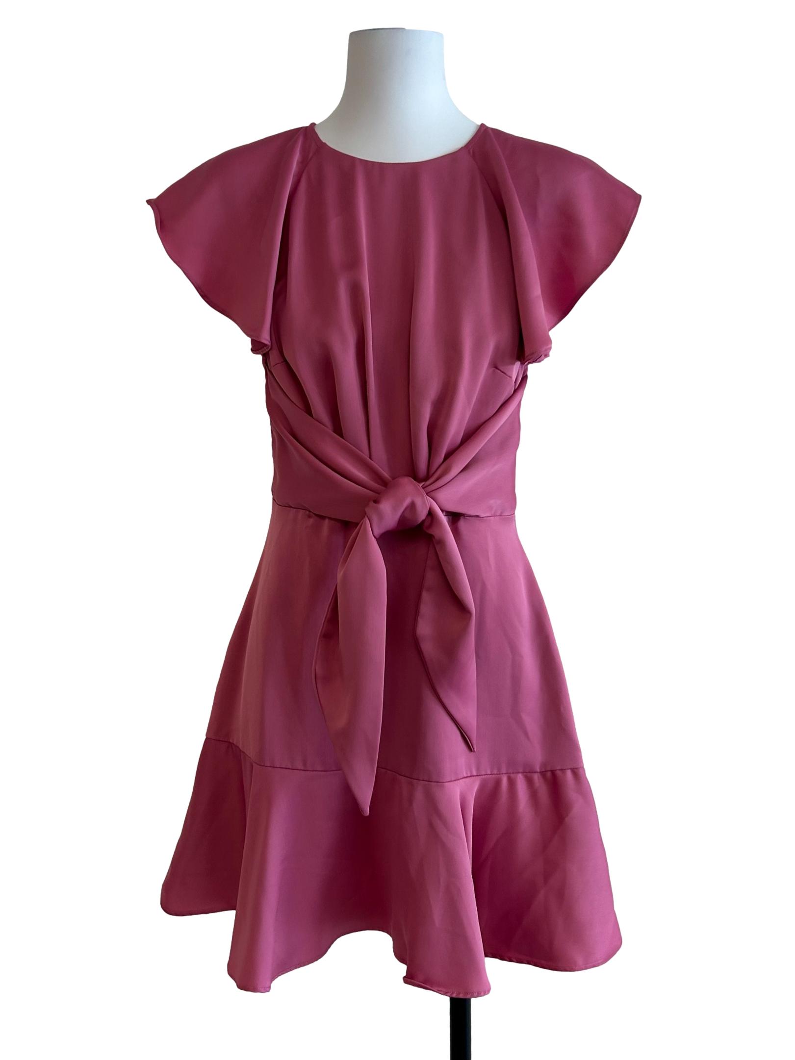 Punch Pink Flowy Dress