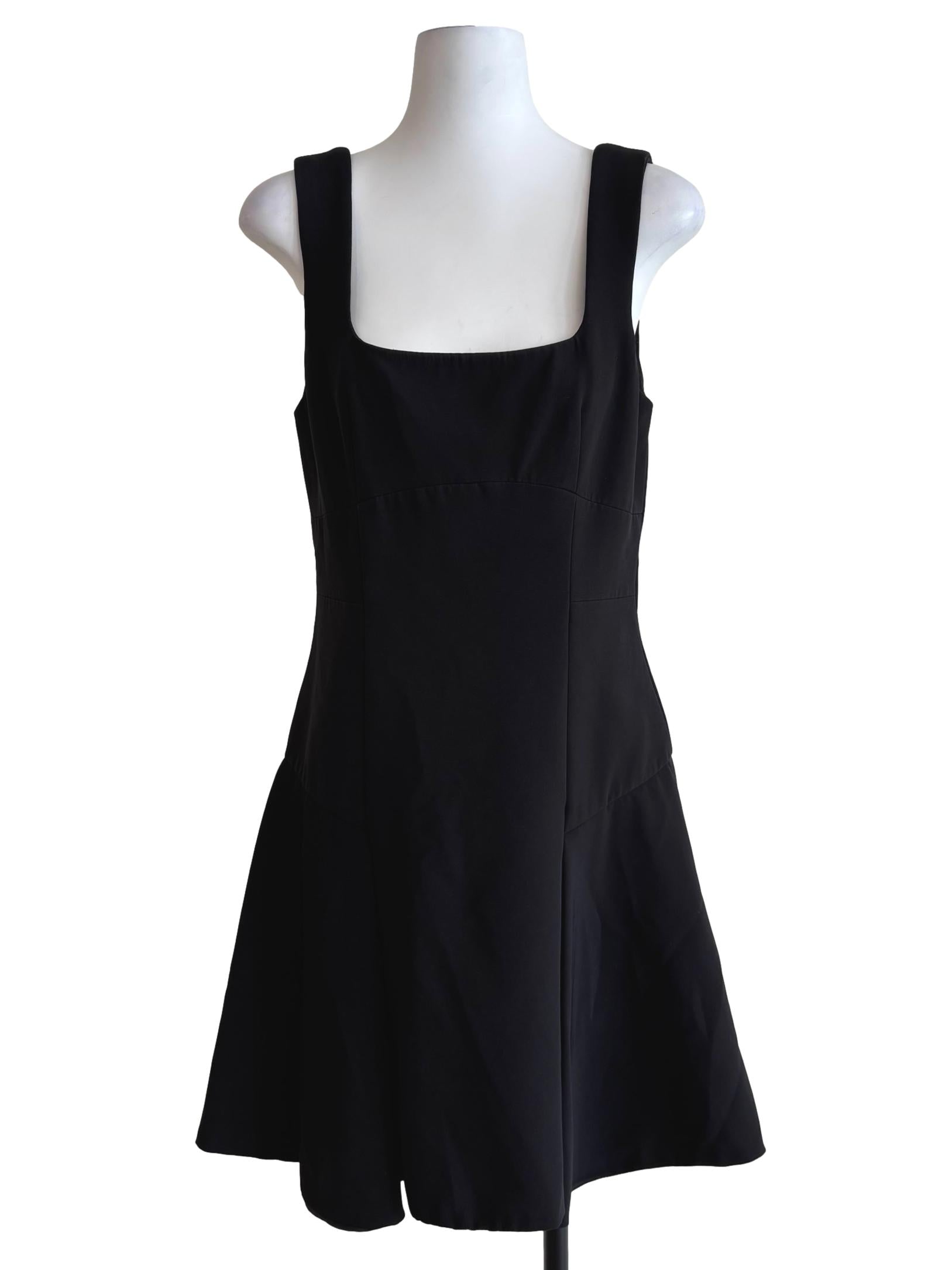 Parisian Black A-Line Dress