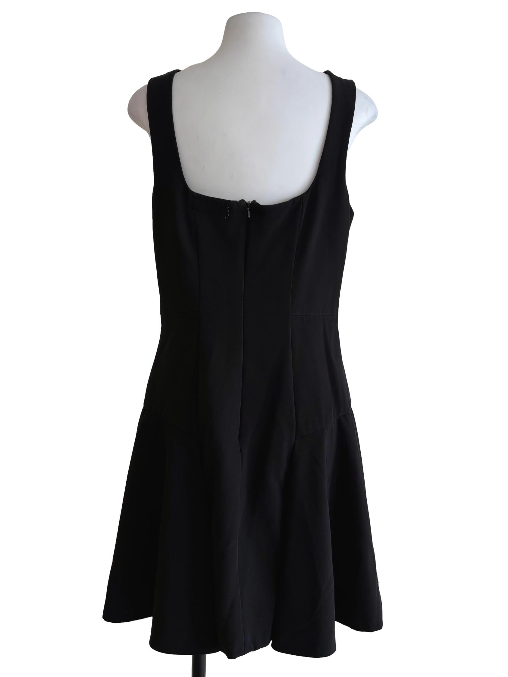 Parisian Black A-Line Dress