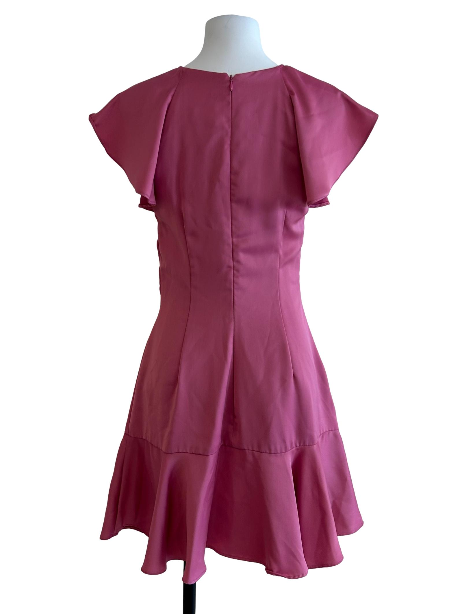 Punch Pink Flowy Dress