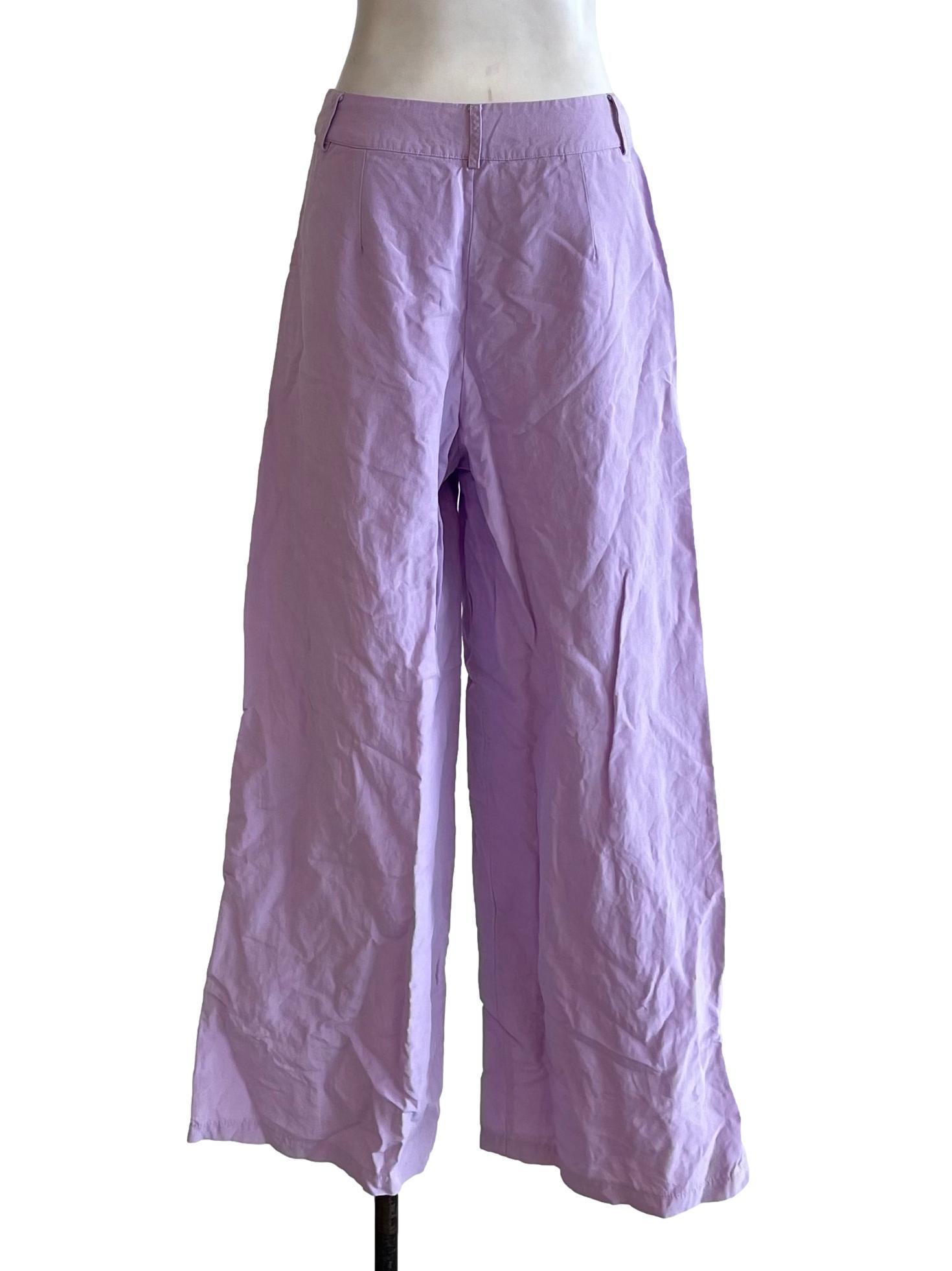 Lilac Wide Pants