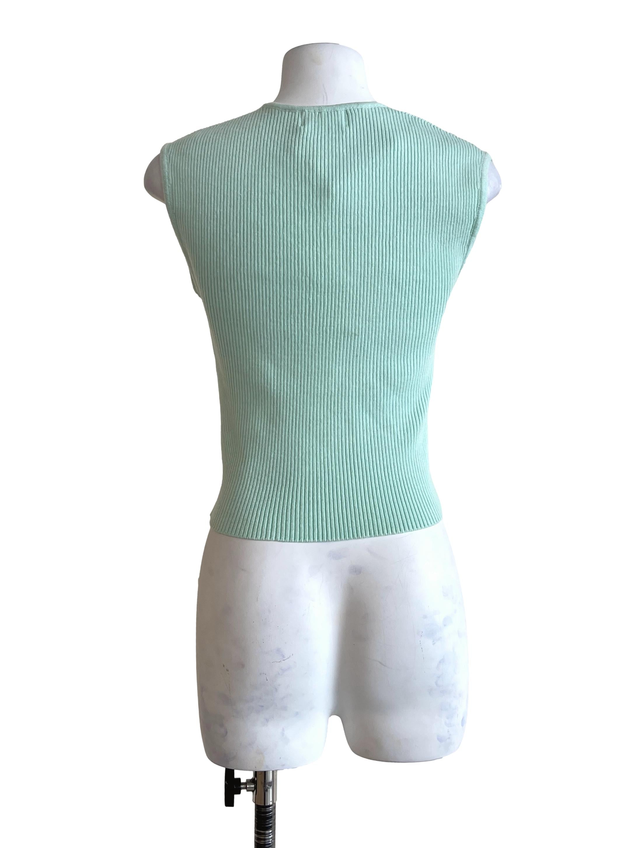 Mint Green Queen Anna Sleeveless Top