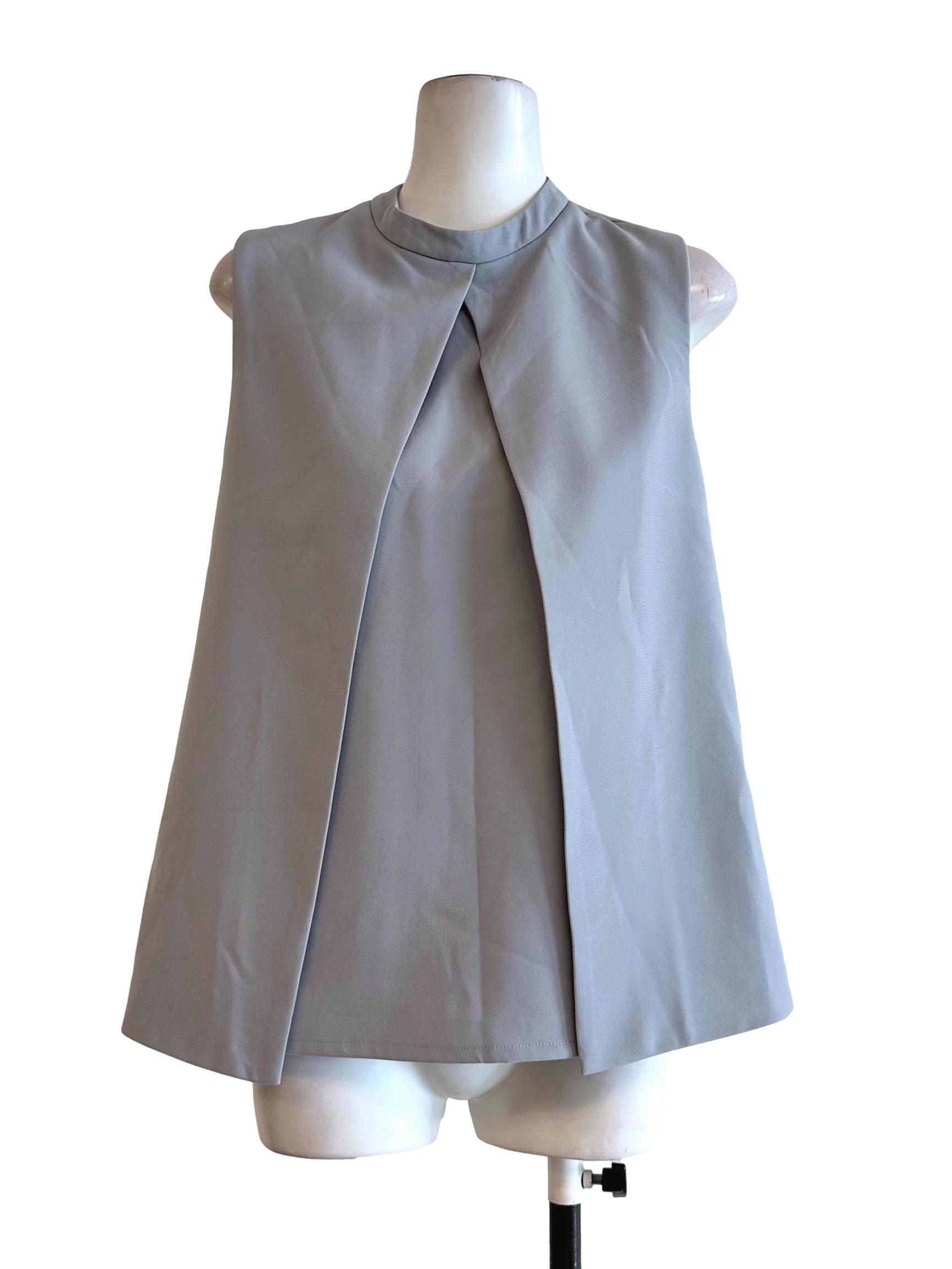 Stone Blue Sleeveless Top