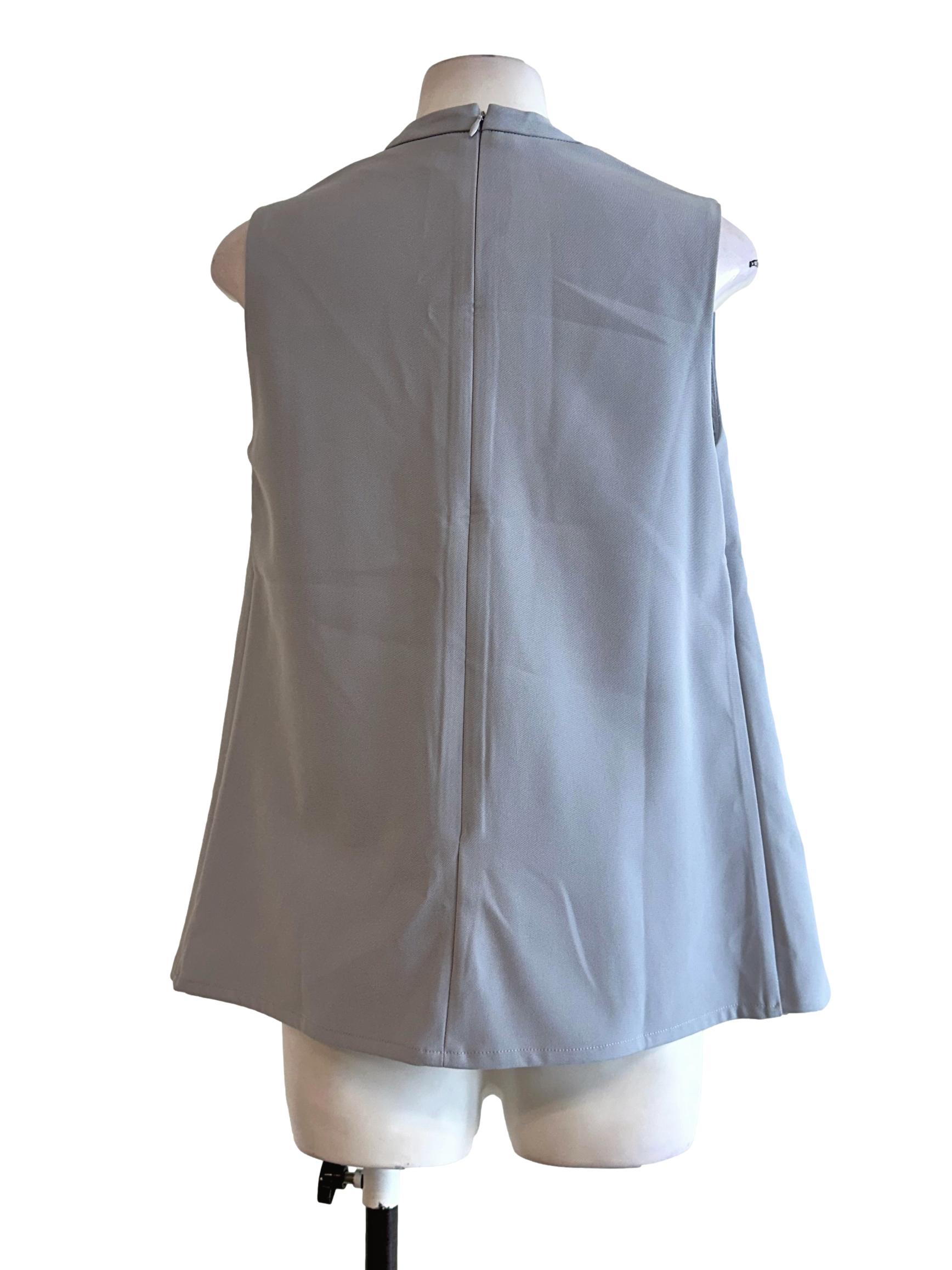 Stone Blue Sleeveless Top