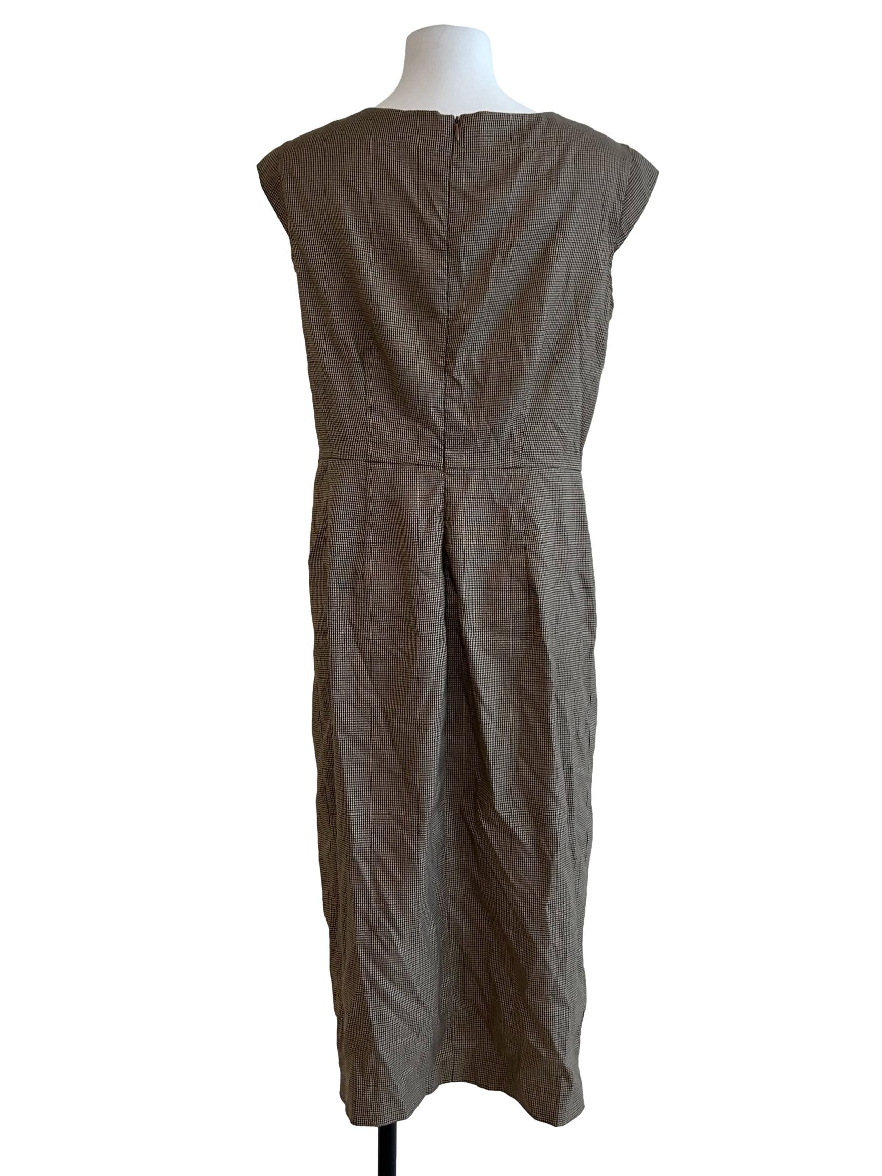 Tortilla Brown Gingham Dress