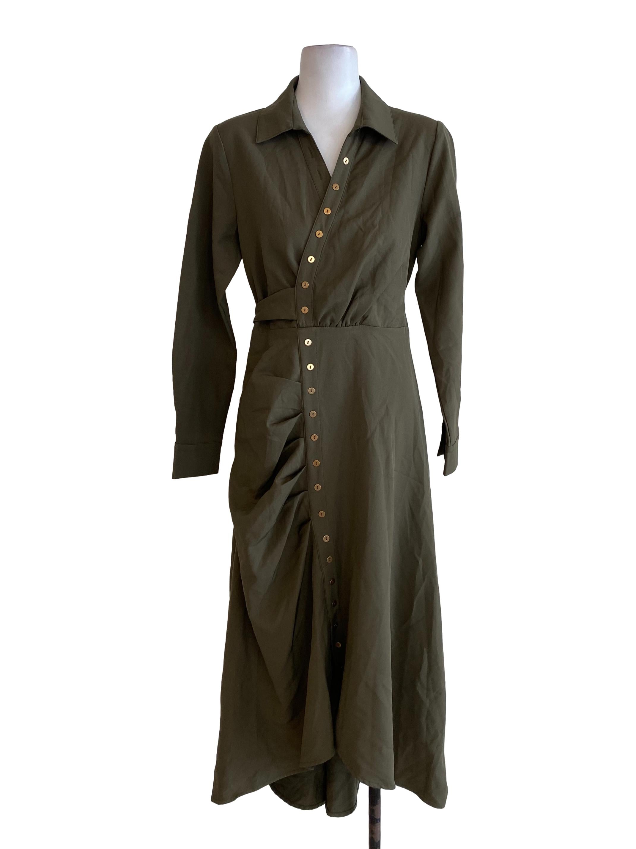 Army Green Princess Dress