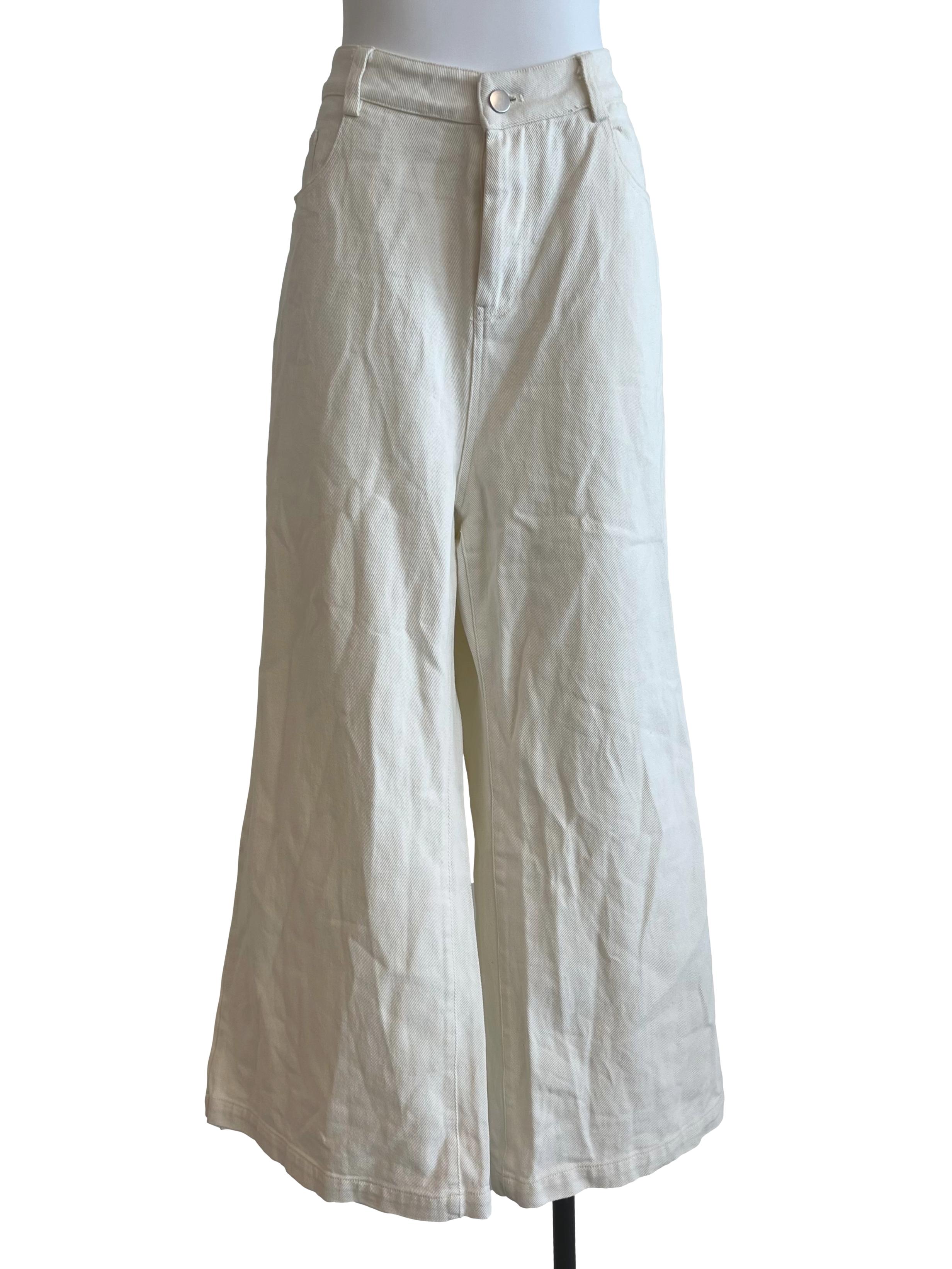 Alabaster White Denim Jeans
