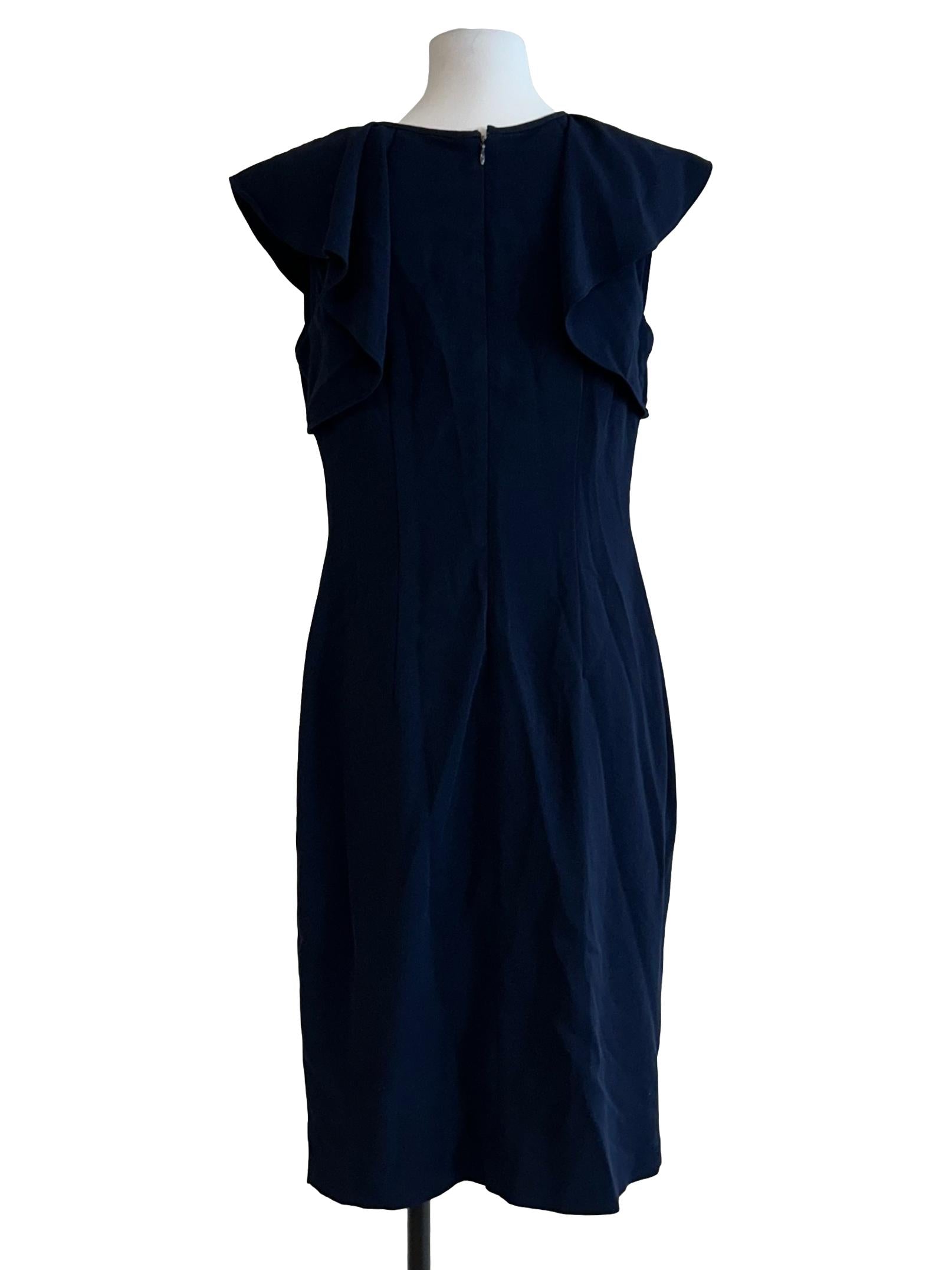 Navy Blue Sheath Dress