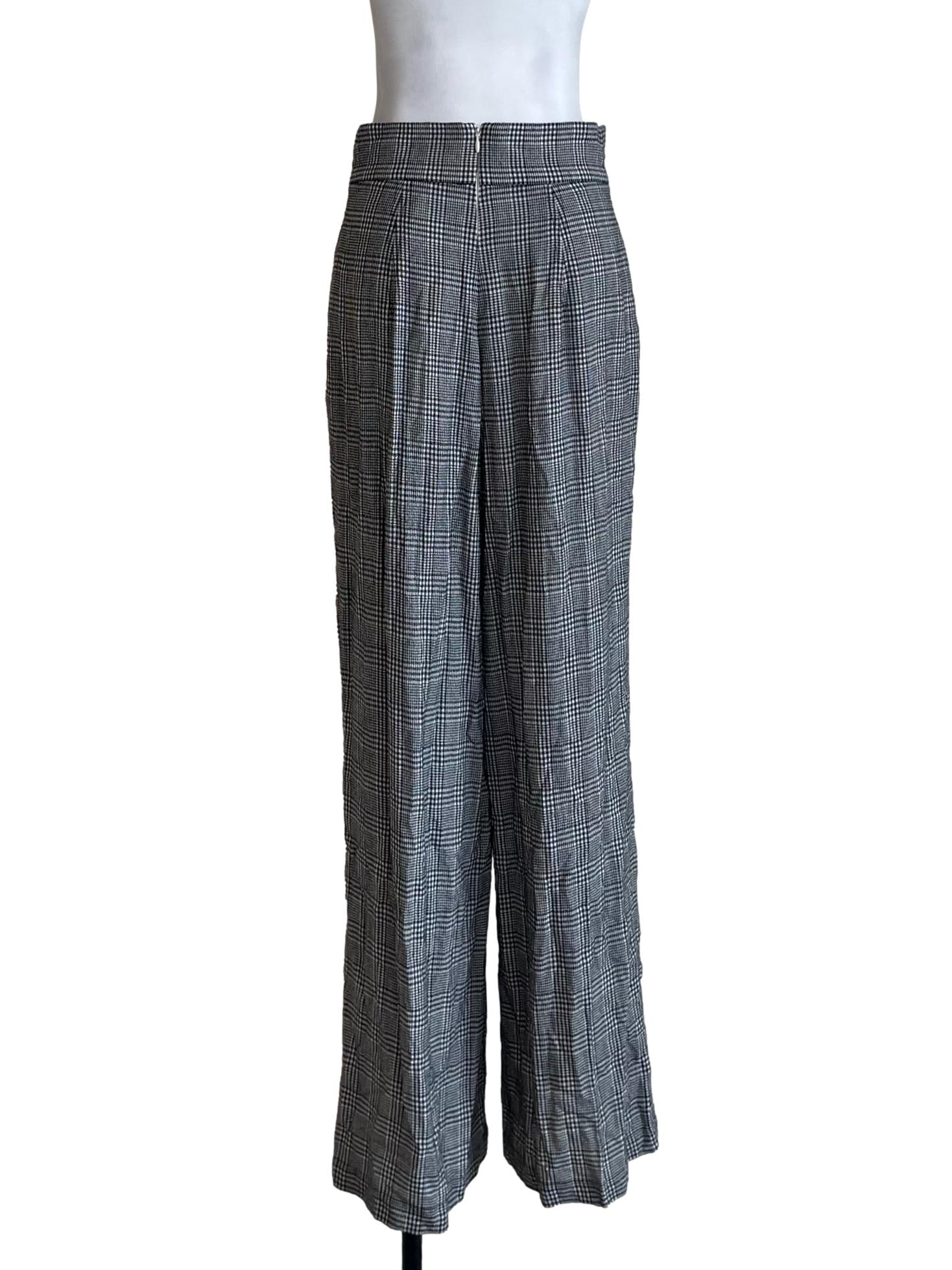 Black Tartan Formal Pants