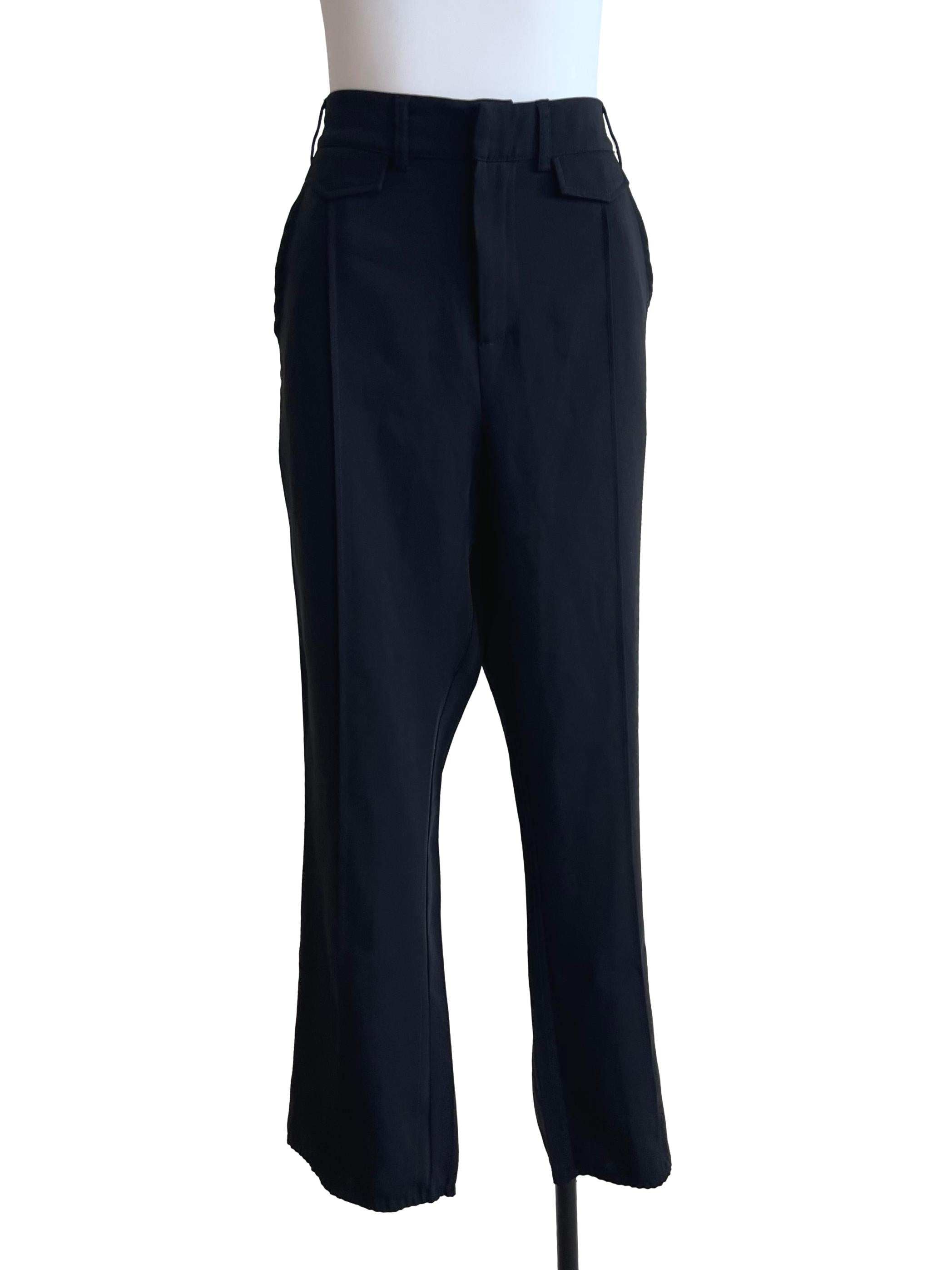 Black Tapered Trousers