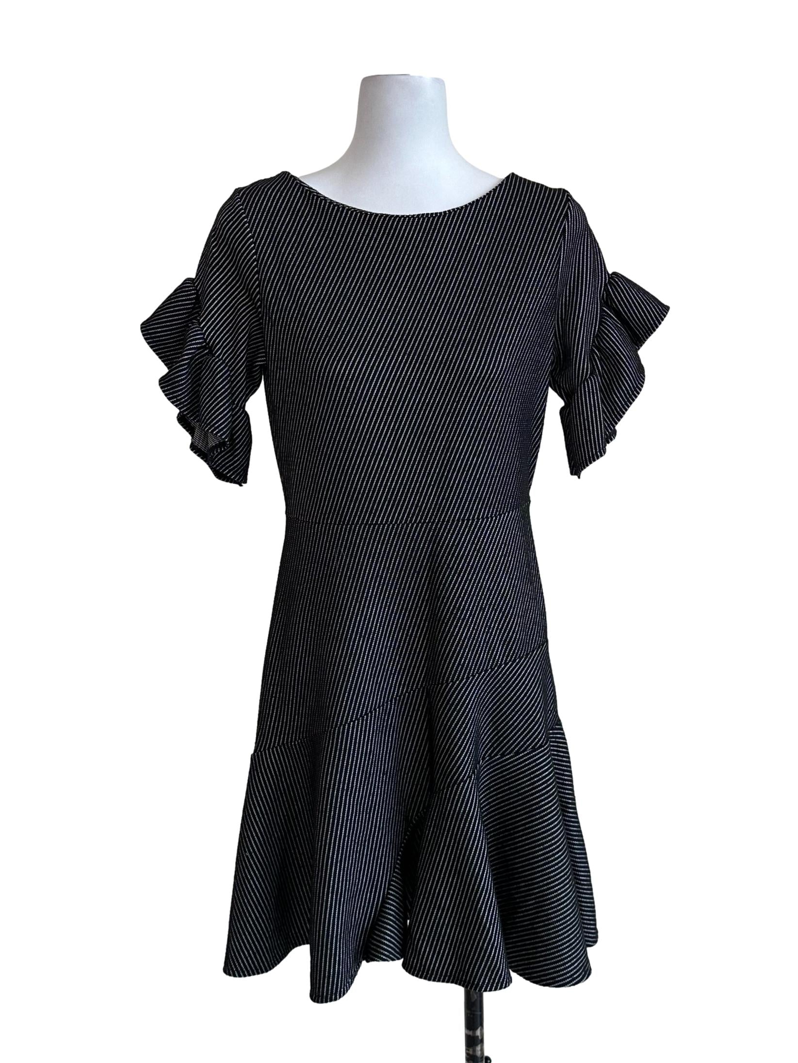 Black Stripes Dress