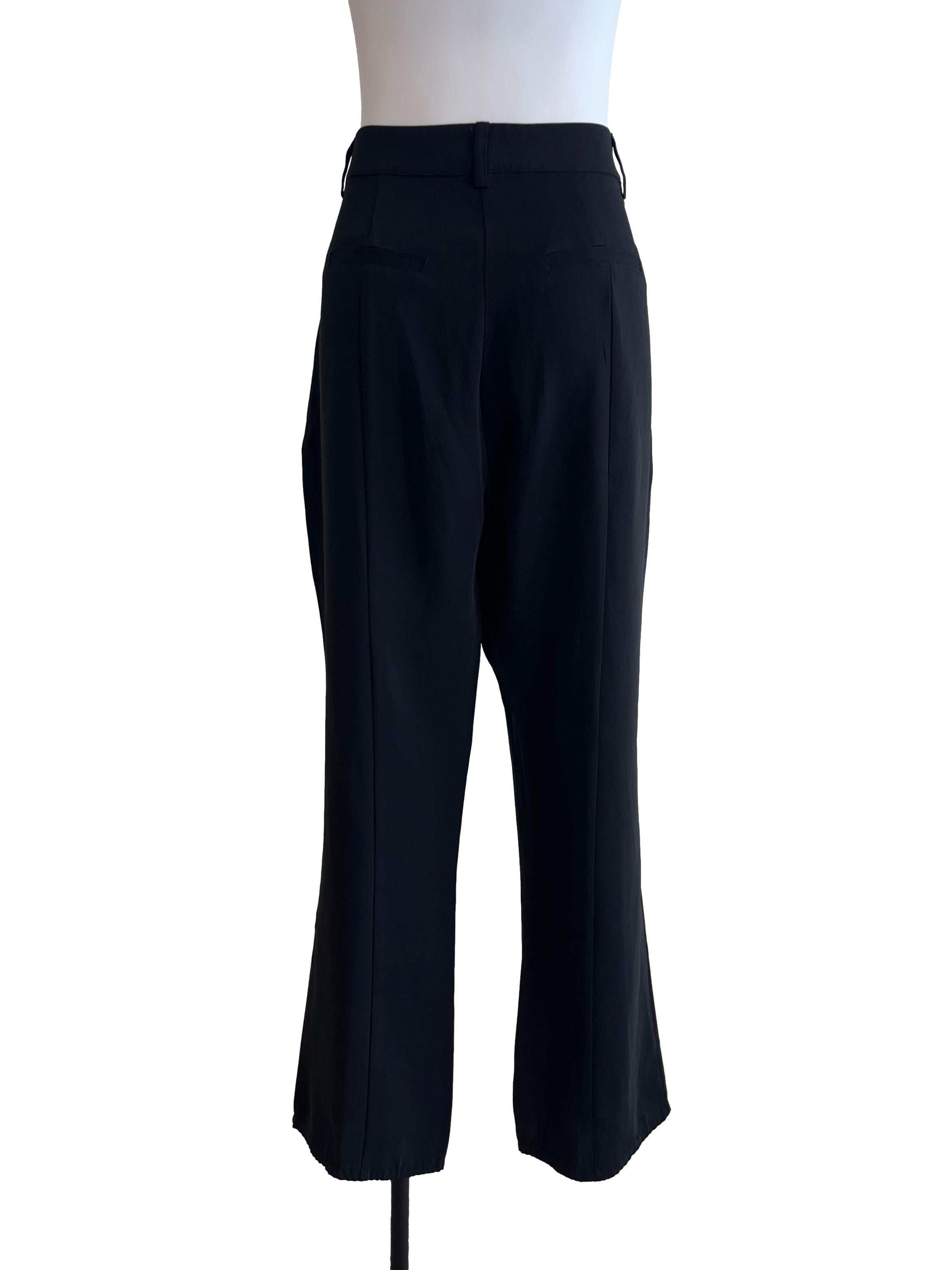Black Tapered Trousers