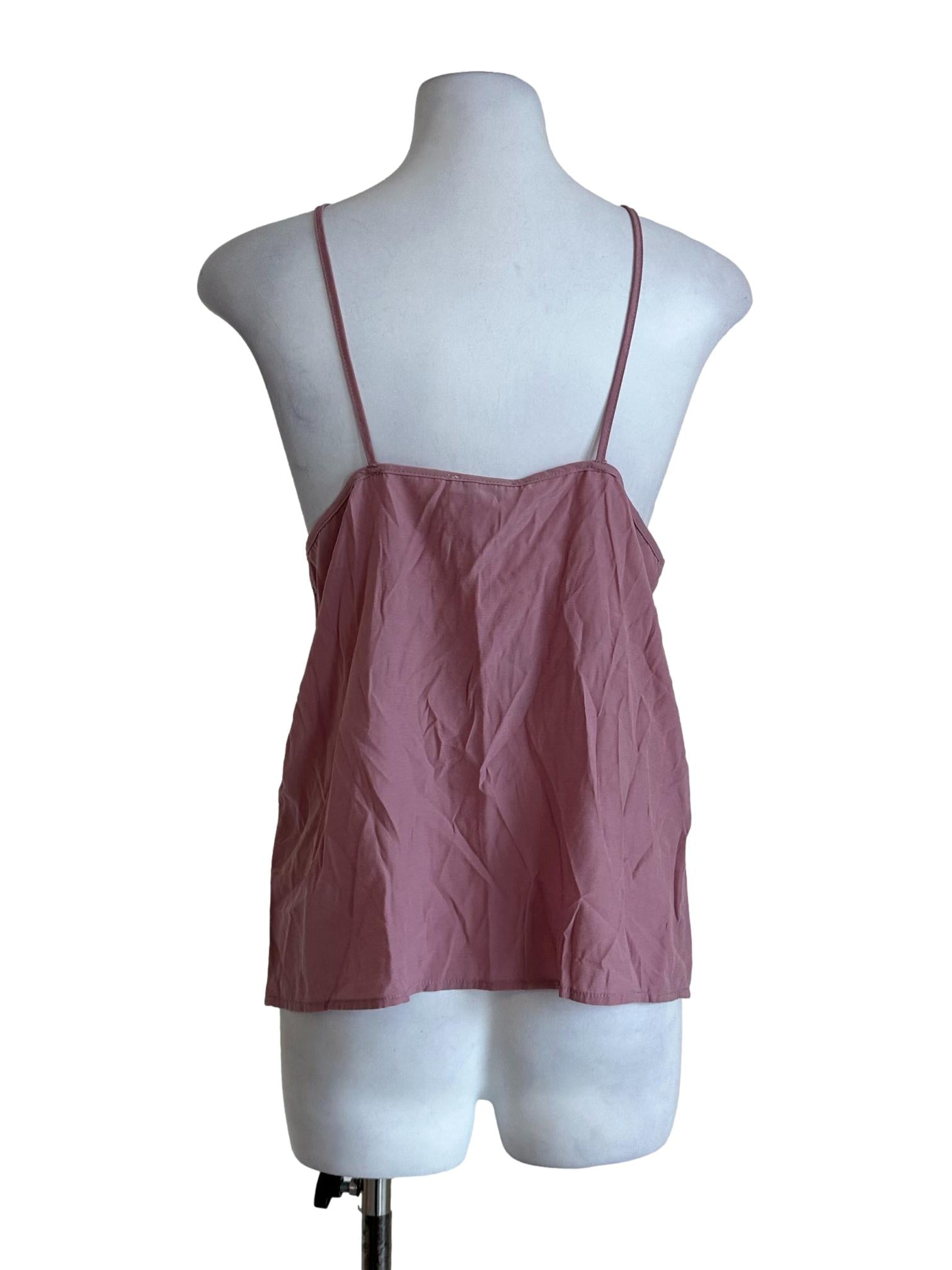 Blush Pink Sleeveless Blouses