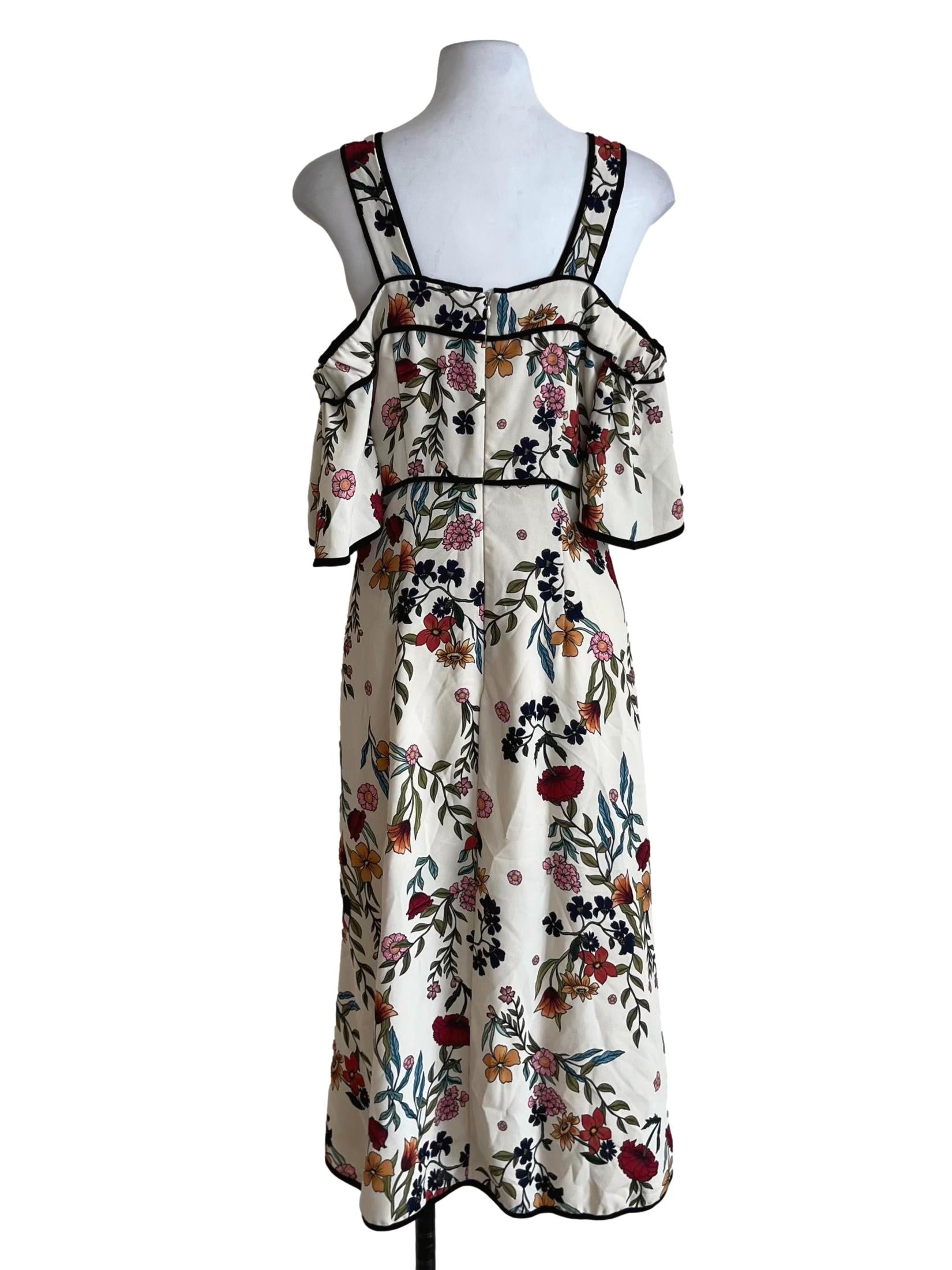 Buttermilk Yellow Floral Sheath Dress