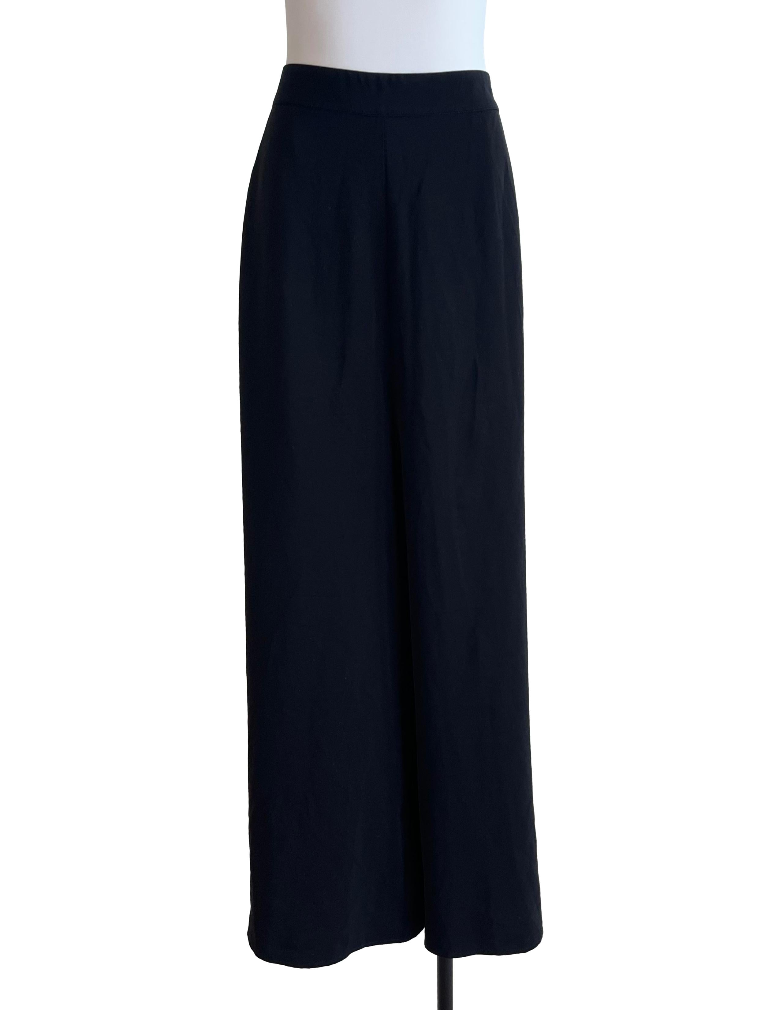 Black Wide Legged Trousers