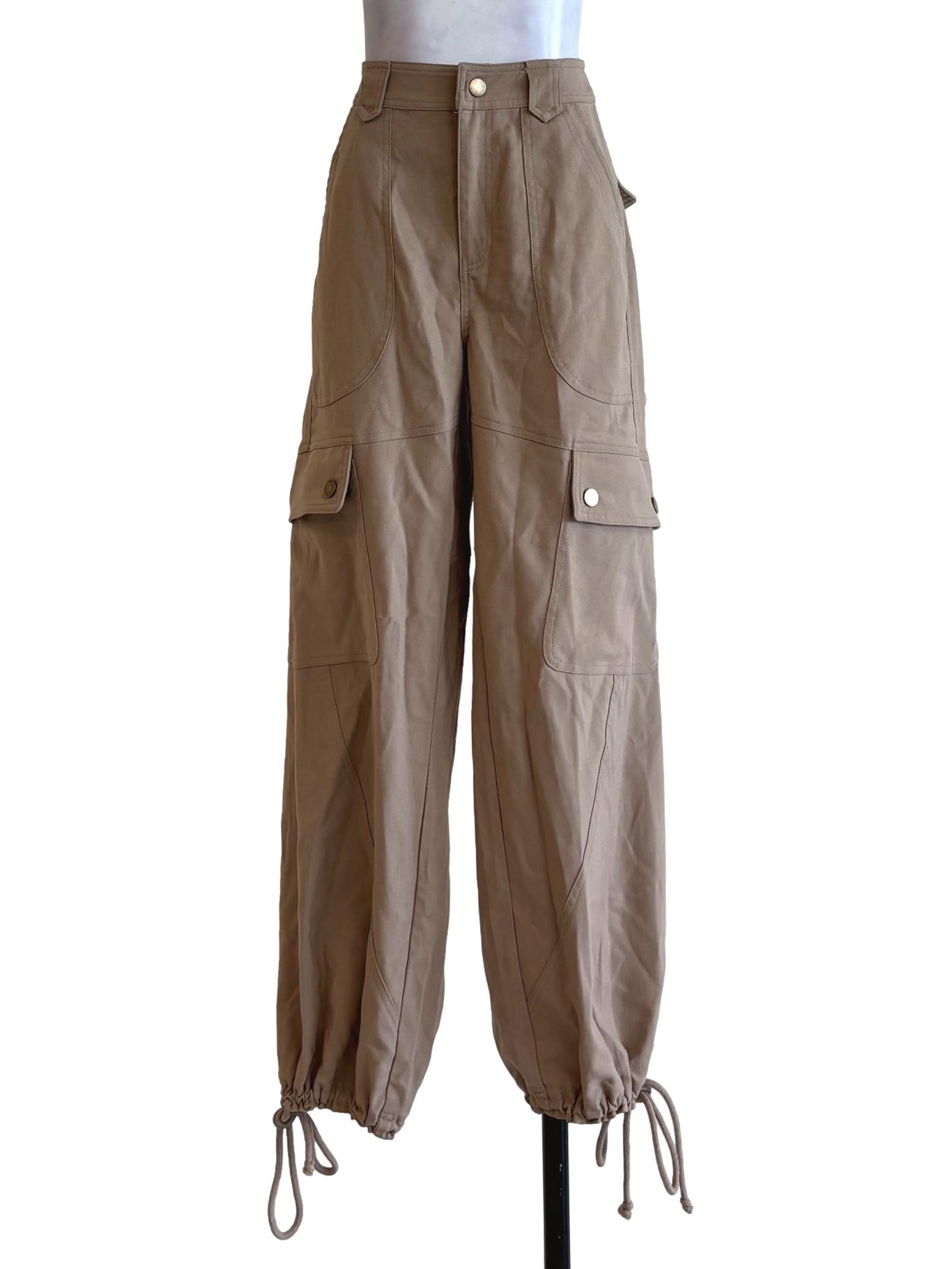 Tan Brown Cargo Pants