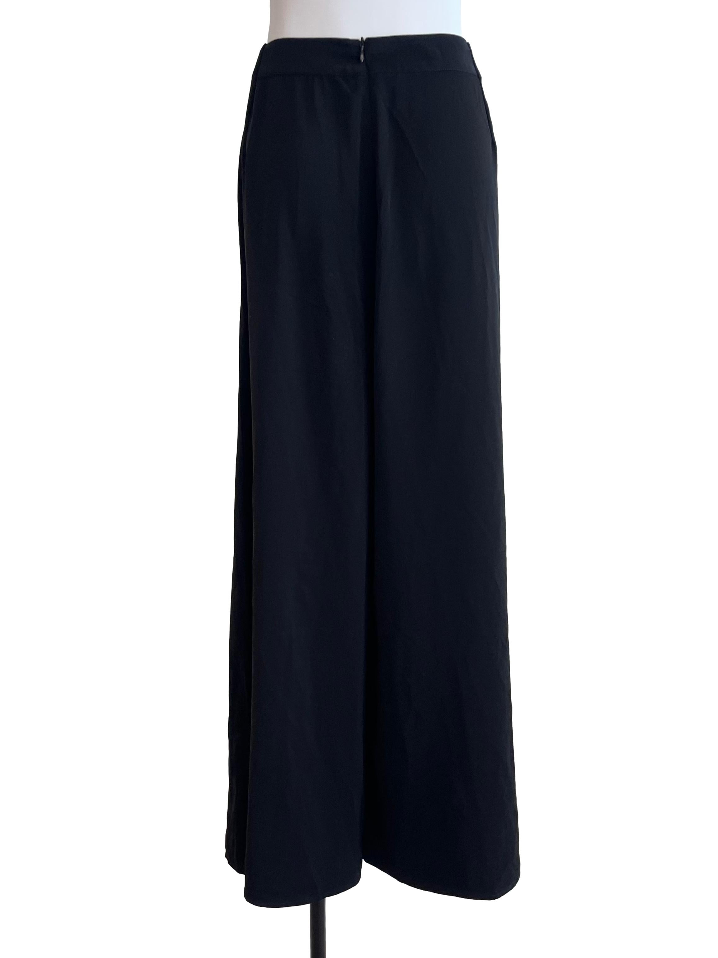 Black Wide Legged Trousers