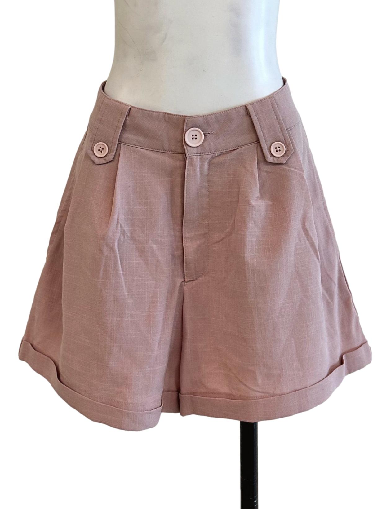 Rose Pink Textured Short YHF