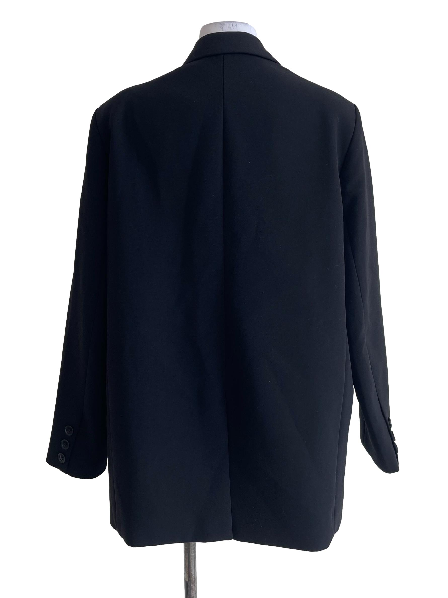 Black Notch Label Blazer