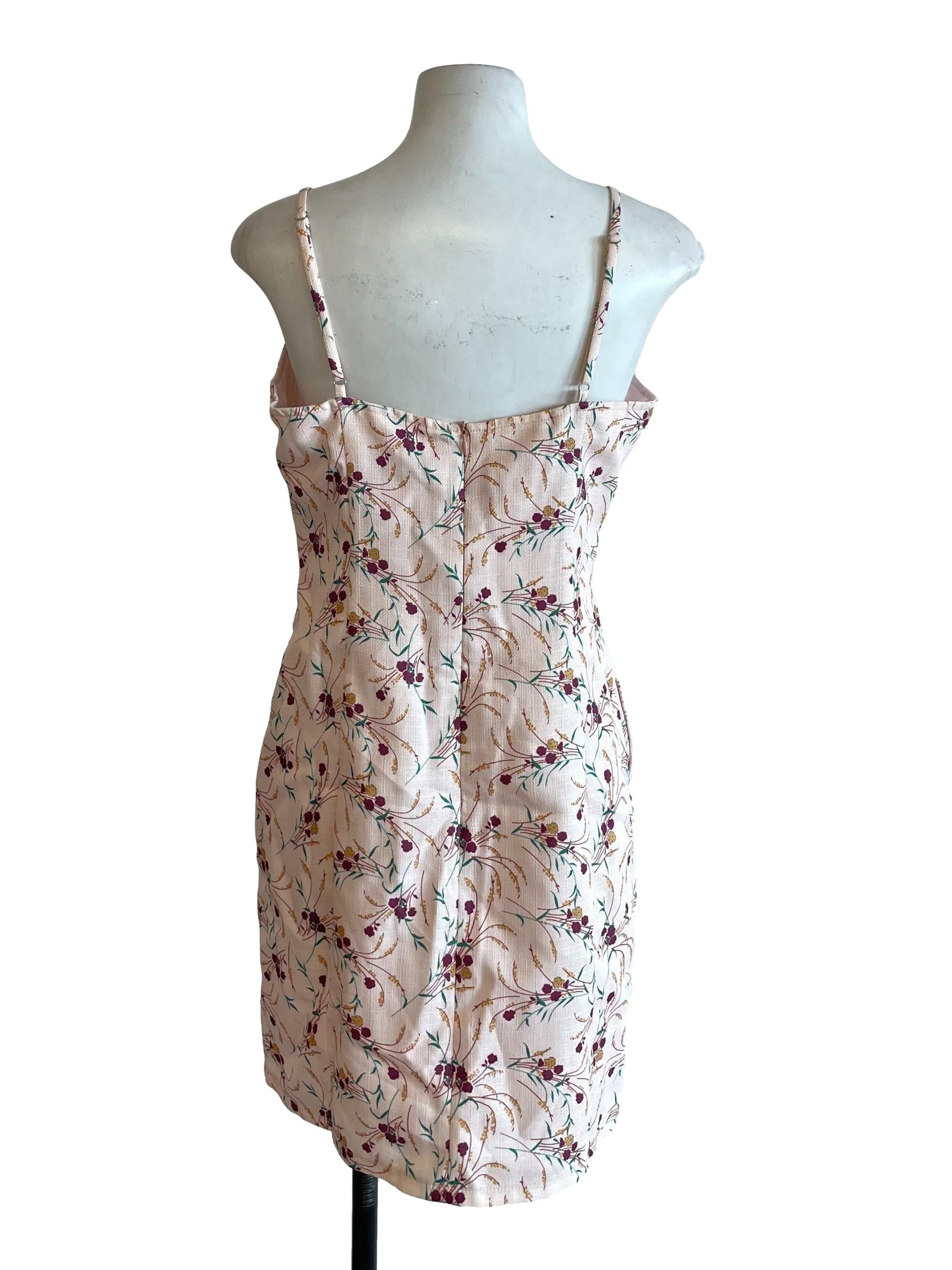 Milk Pink Floral Cami Dress
