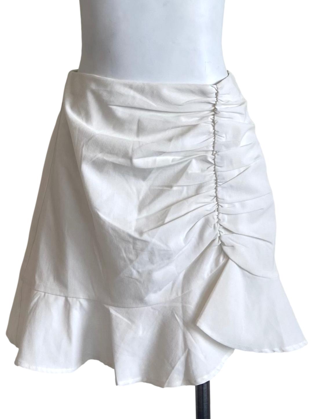 White Twill Skirt