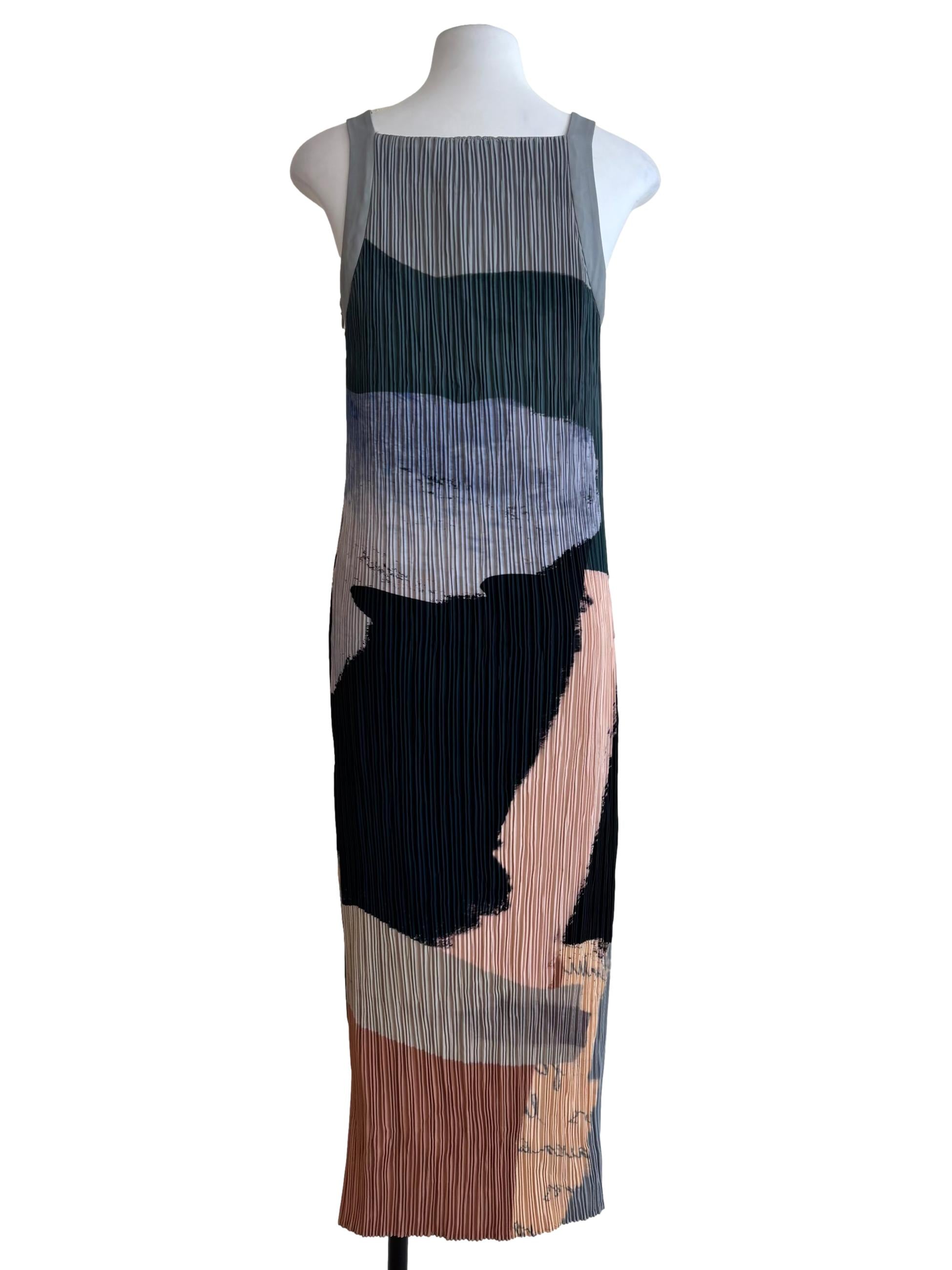 Analogue Pleated Column Dress OSN