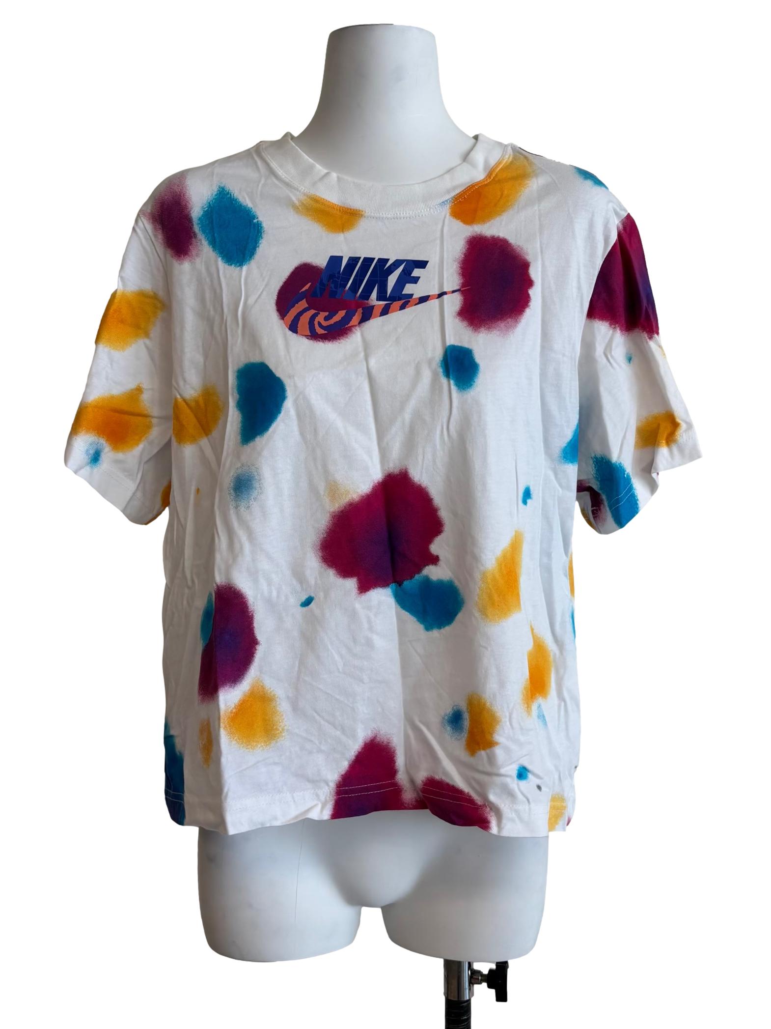 White Festival Cropped Tee