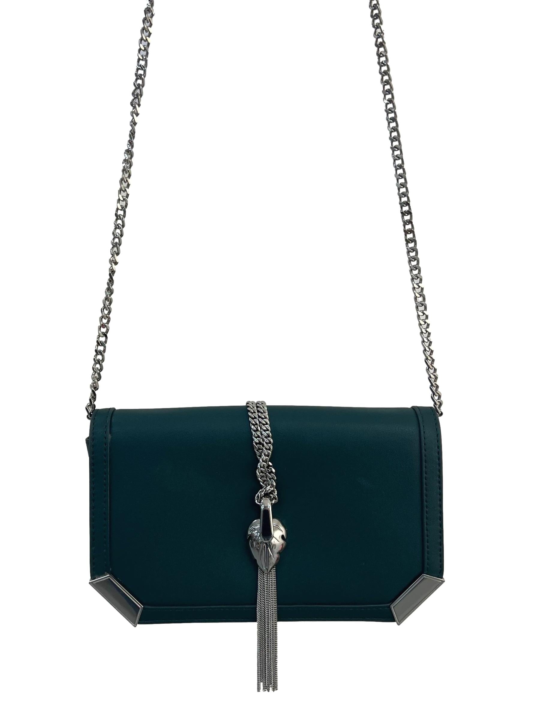 Green Pu Leather Pedro  Crossbody Bag CSN