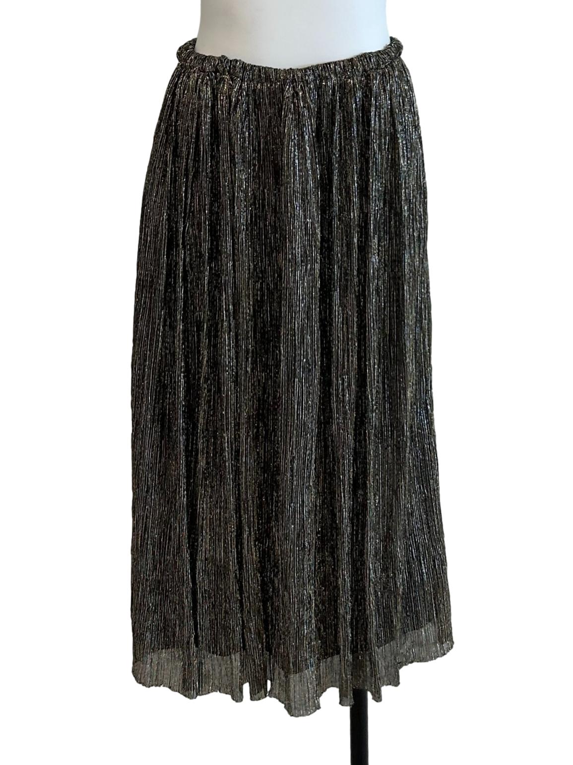 Black And Gold Skirt