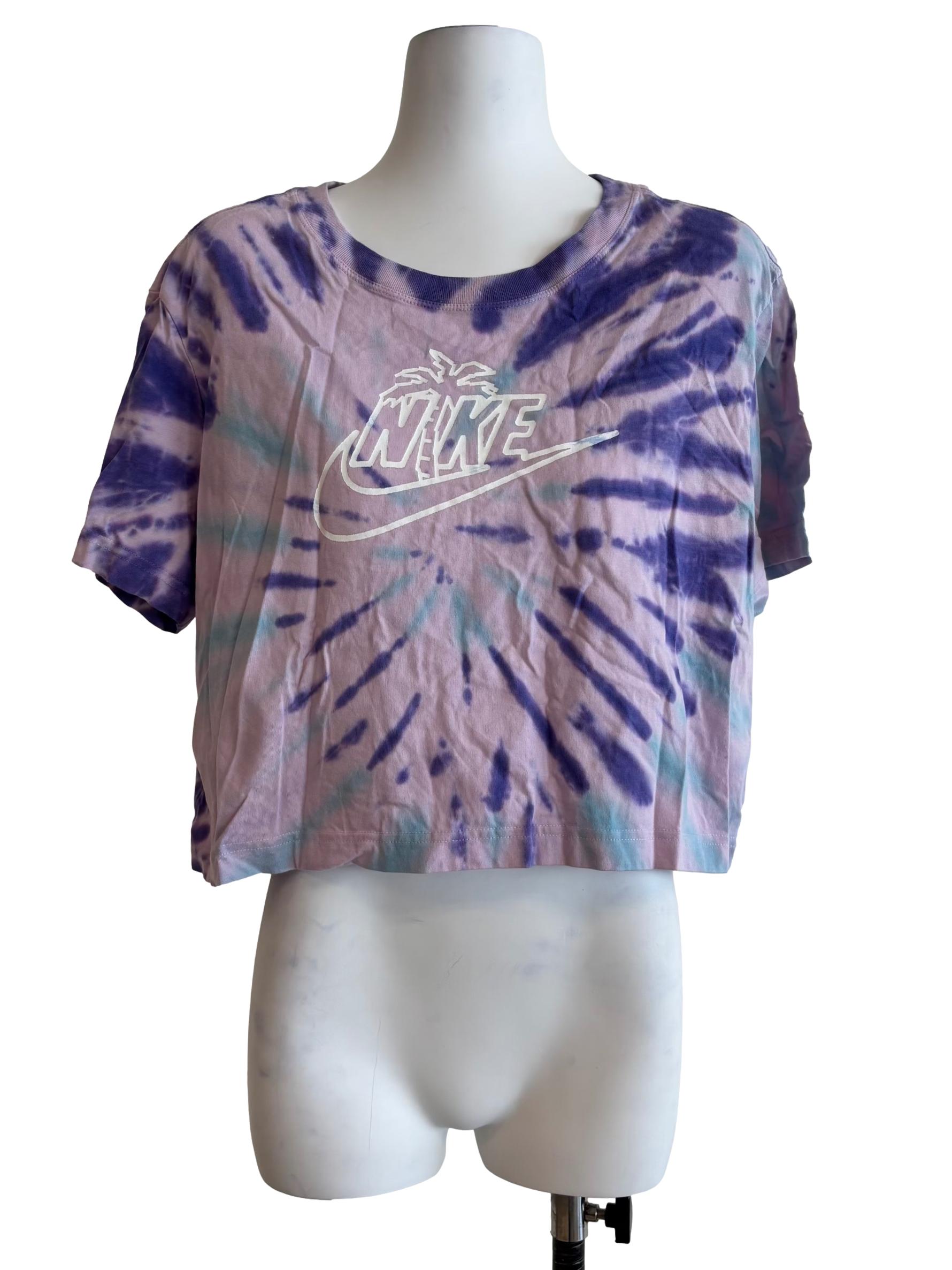 Lilac Tie Dye Cropped Tee