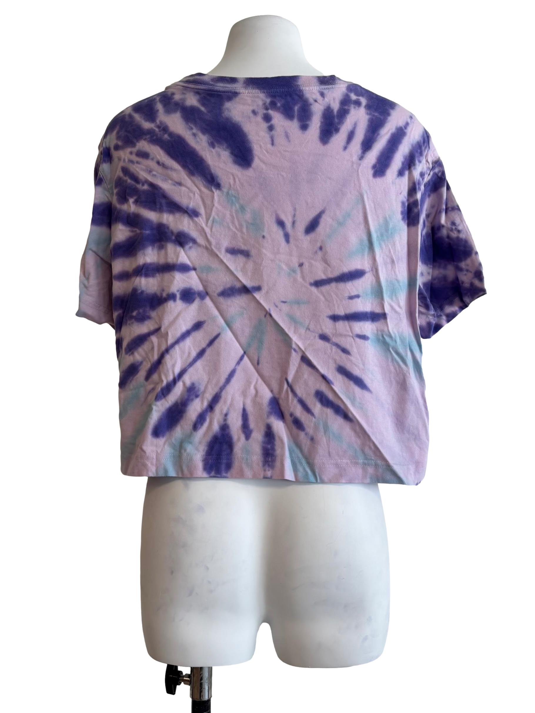 Lilac Tie Dye Cropped Tee