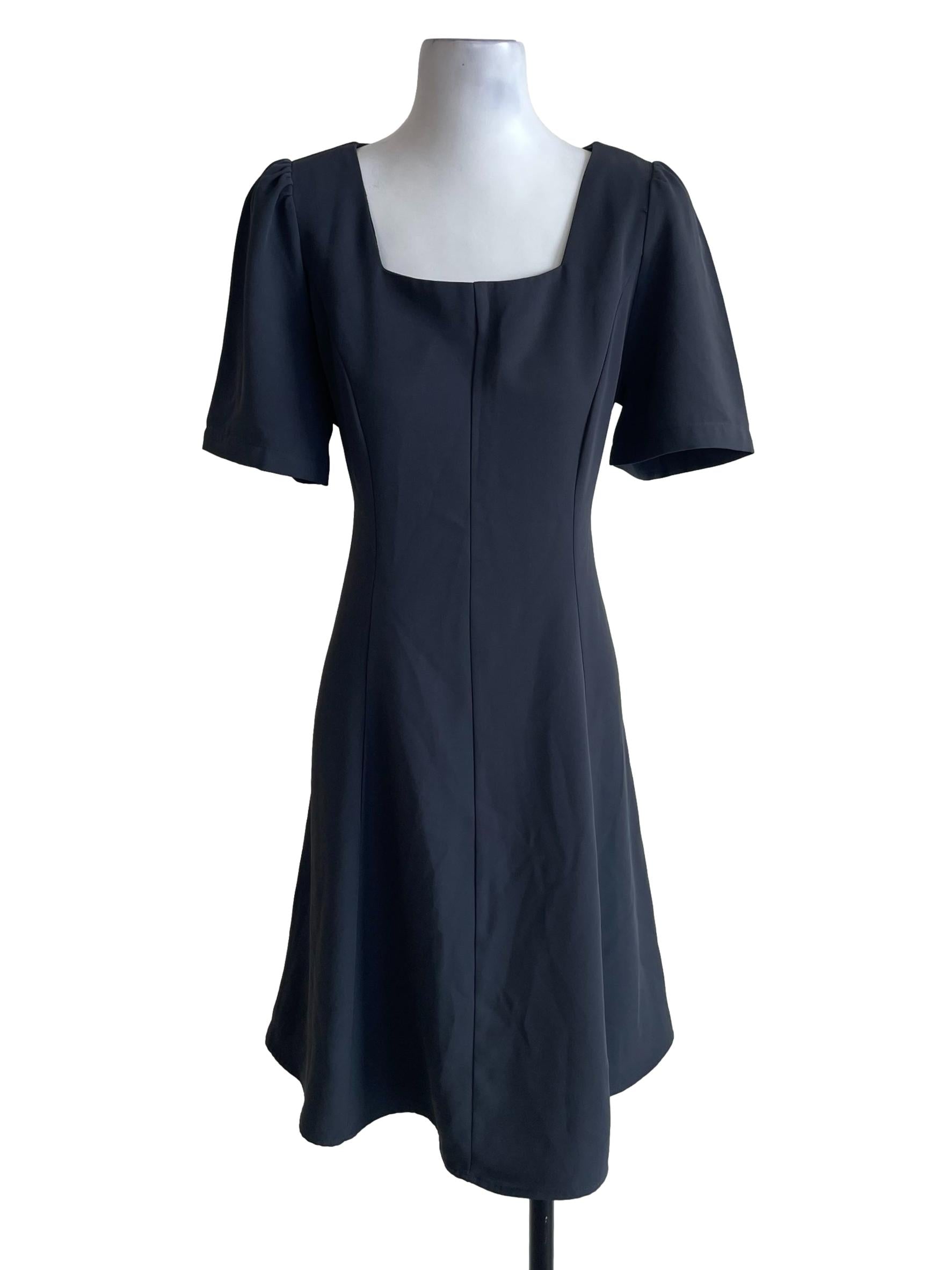Anchor Grey Square Neck Dress