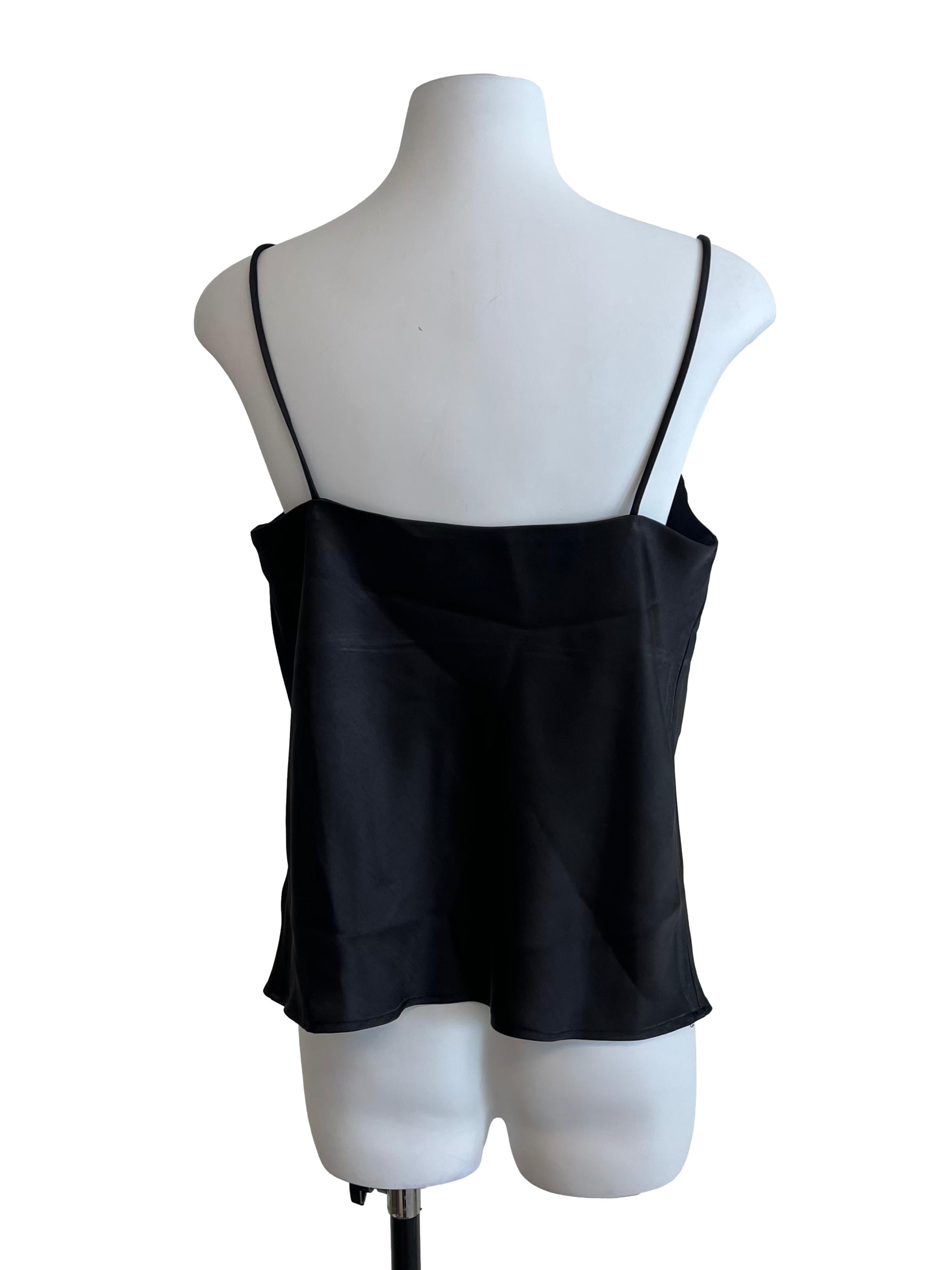 Black Cowl Neckline Cami Top