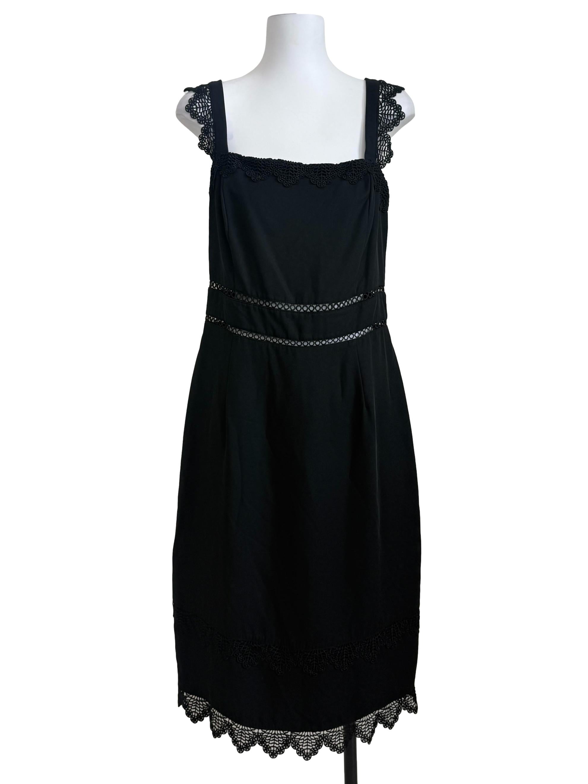 Black Lace  Sheath Dress