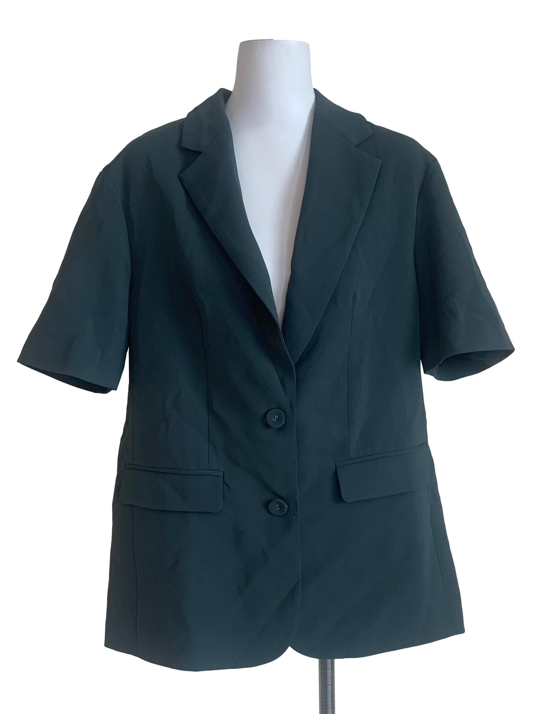 Anchor Grey Single Breasted Blazer