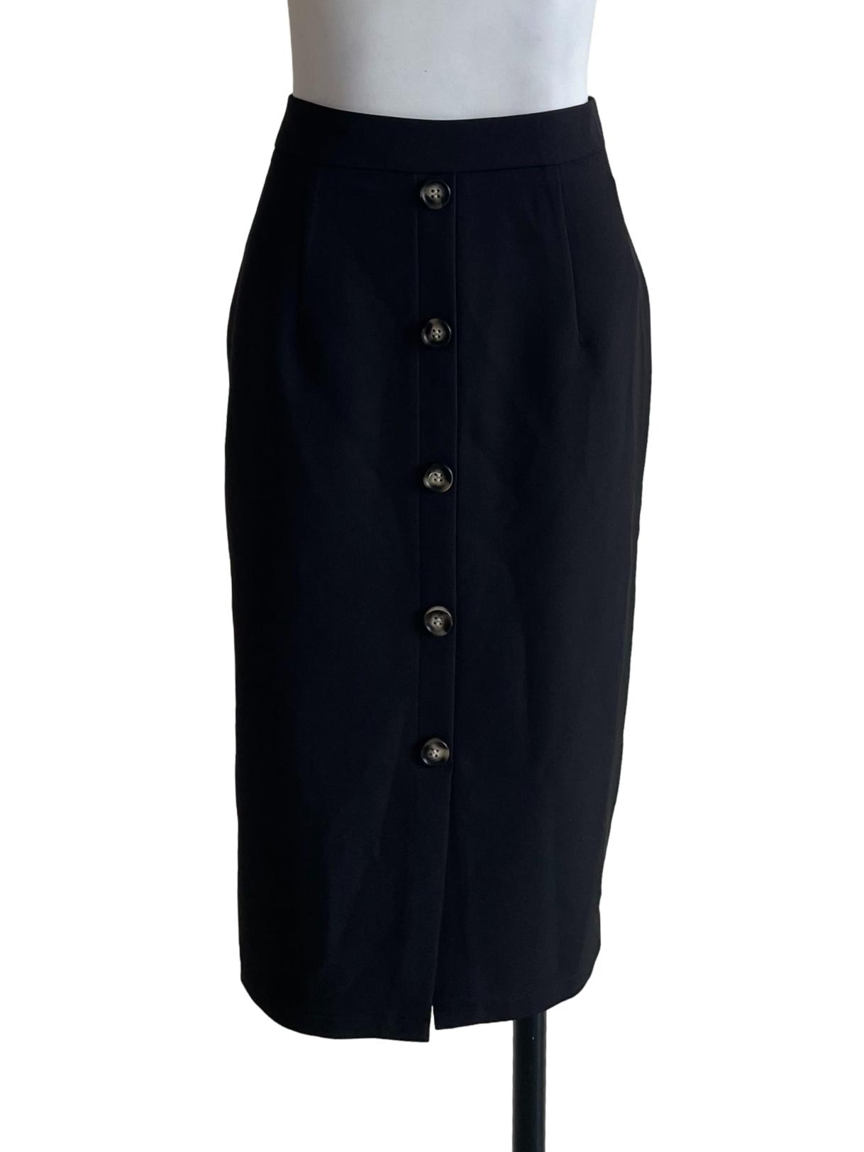 Black A Line Skirt