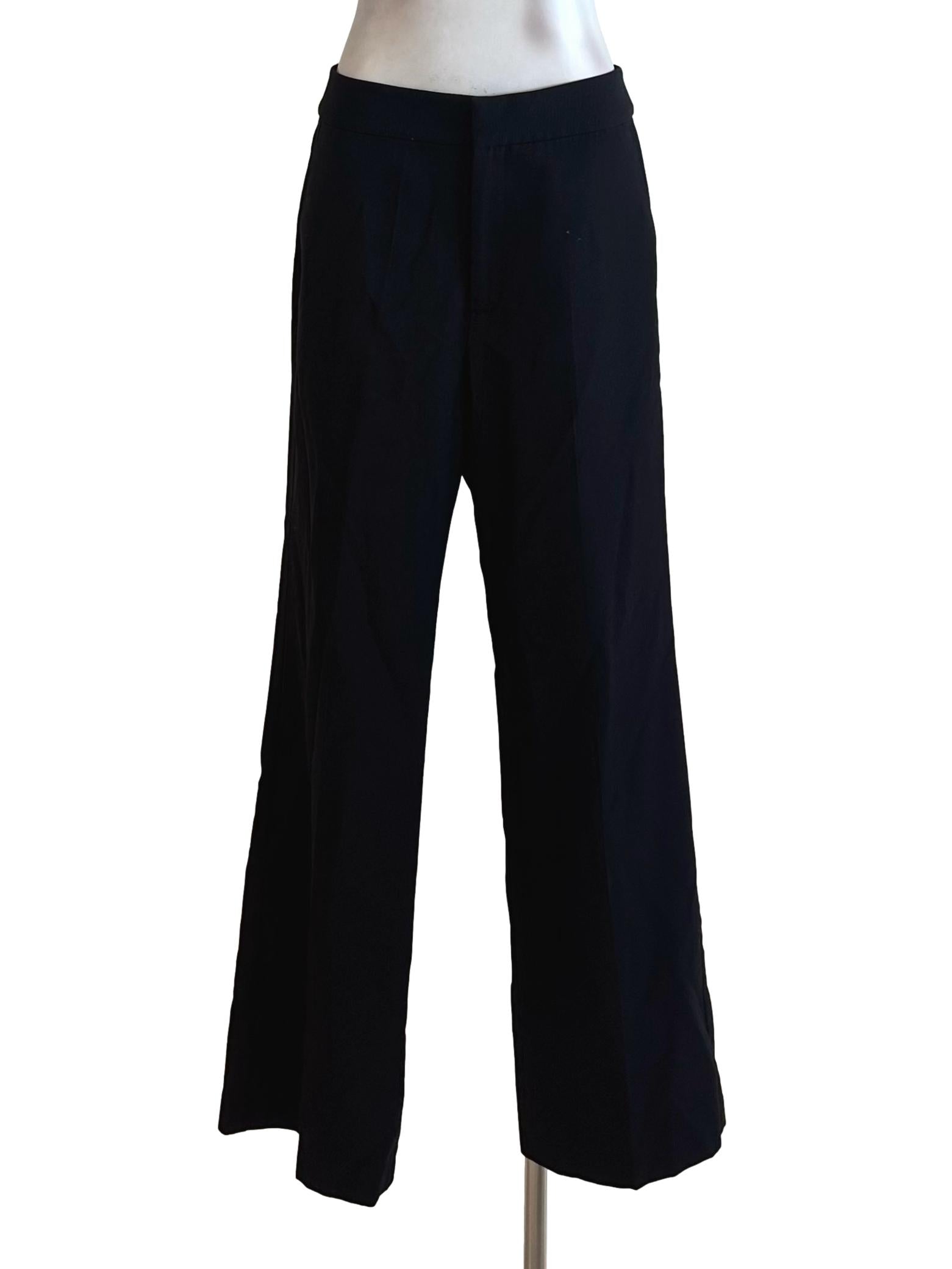 Raven Black Formal Long Pants