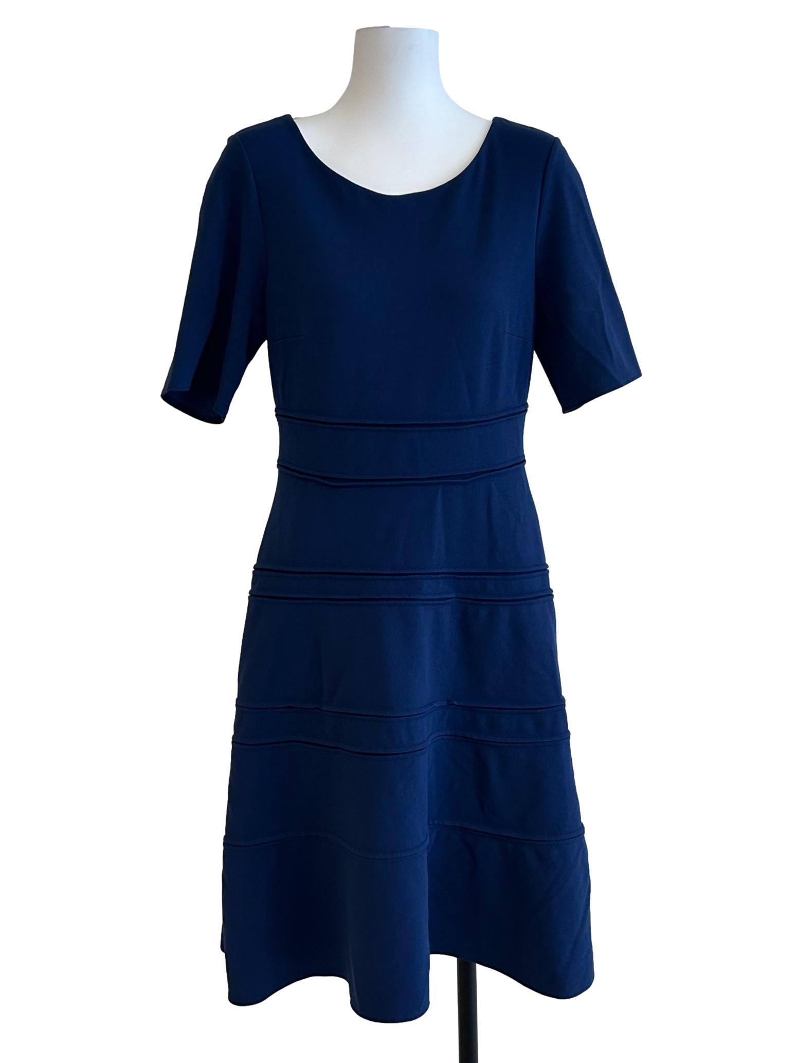 Indigo Blue Short Sleeve Dress