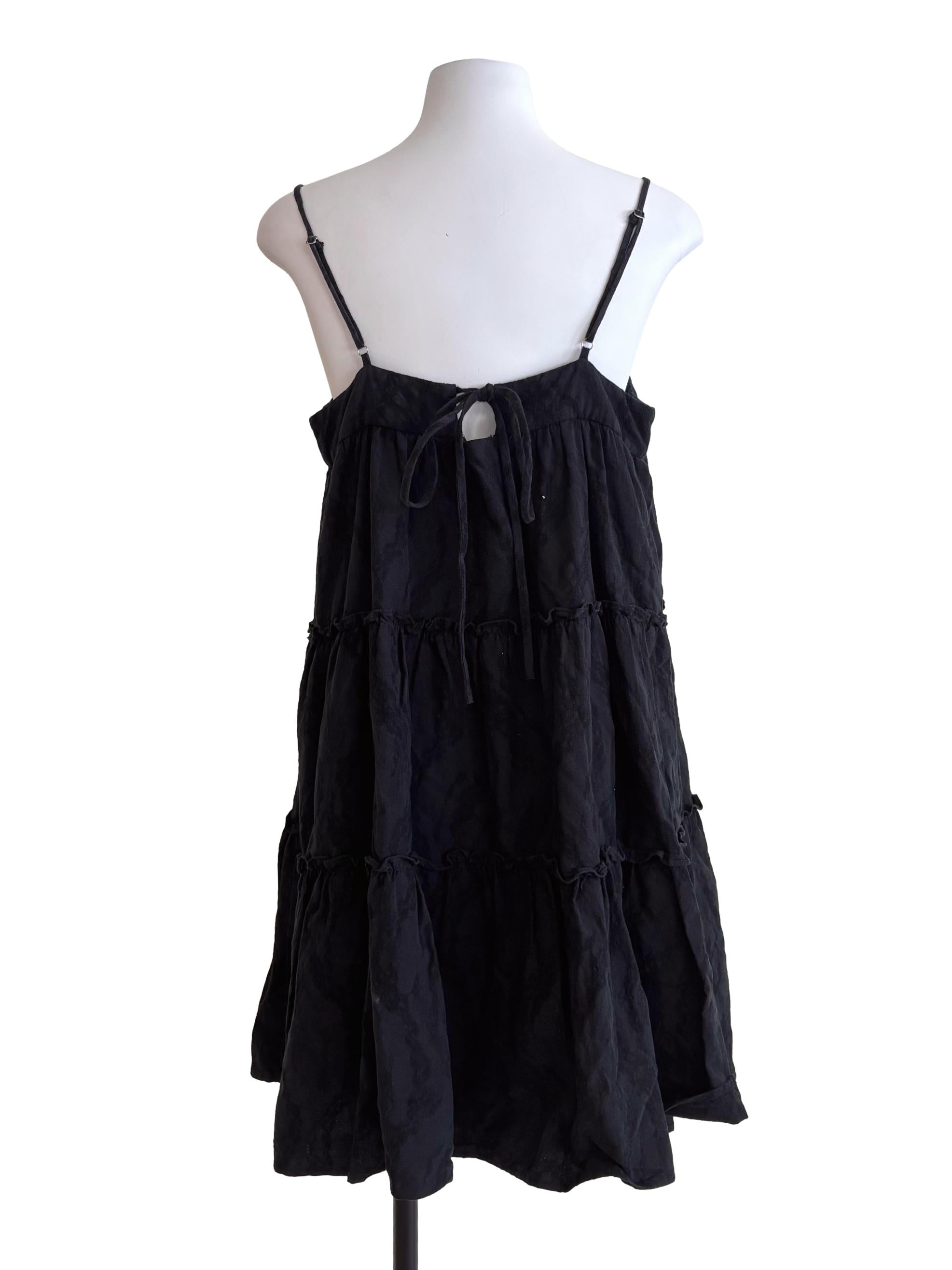 Black Tiered Cami Dress LB